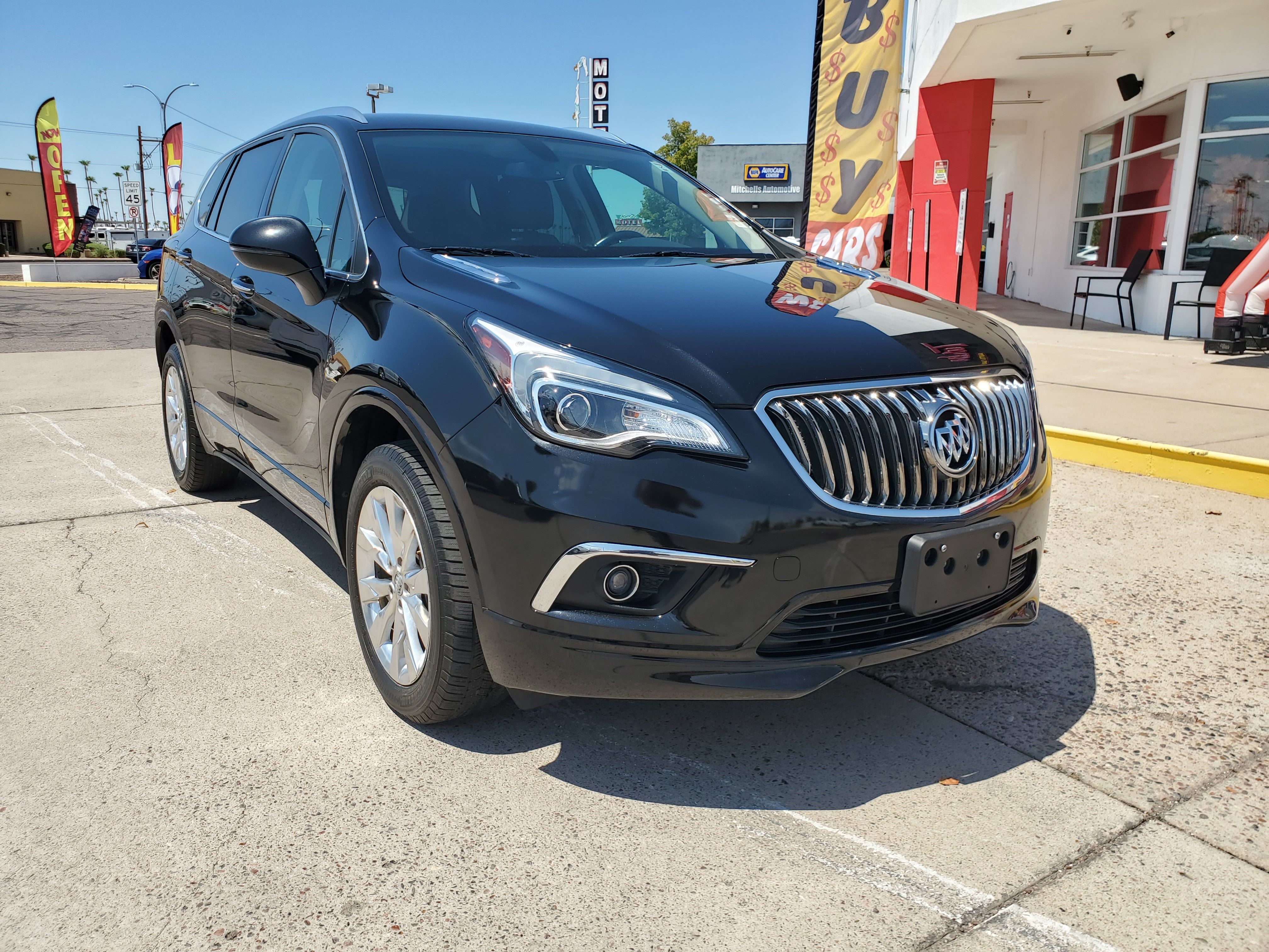 BLACK, 2017 BUICK ENVISION Image 7