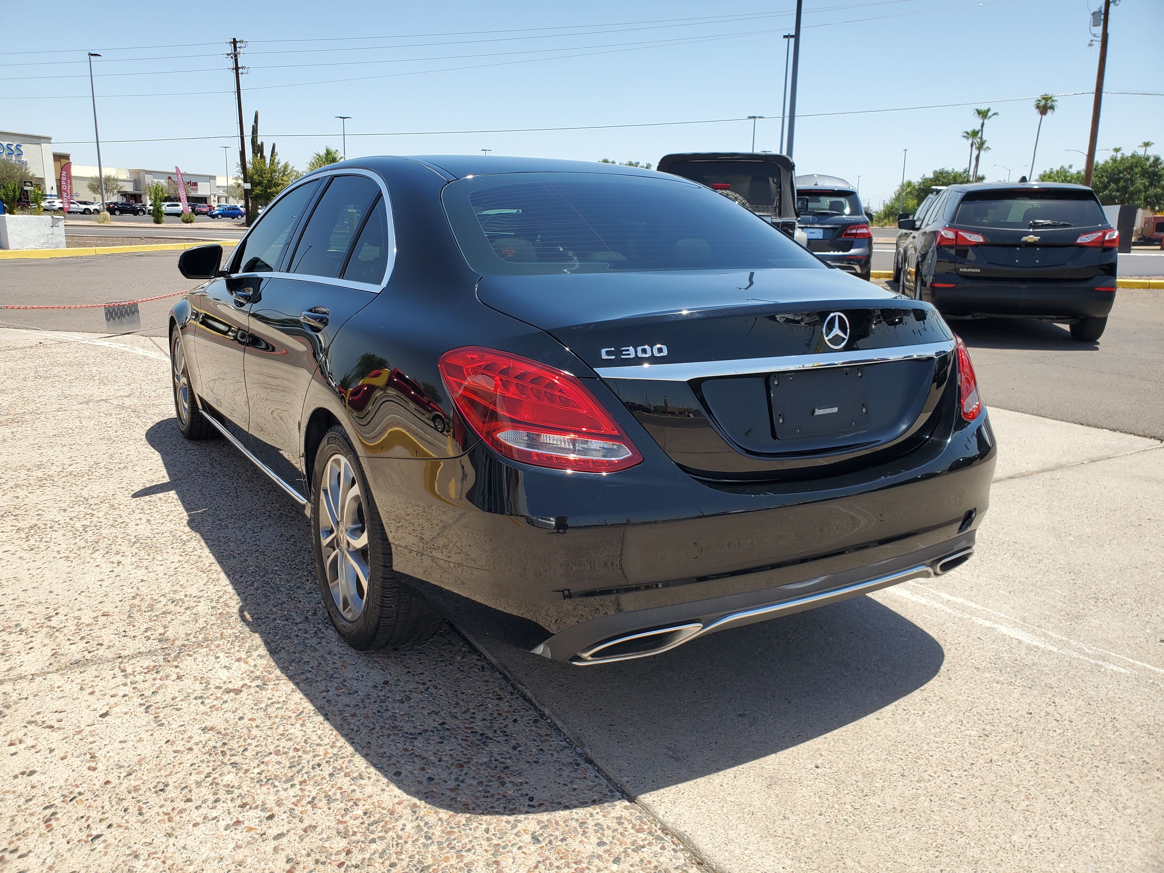BLACK, 2018 MERCEDES-BENZ C-CLASS Image 3