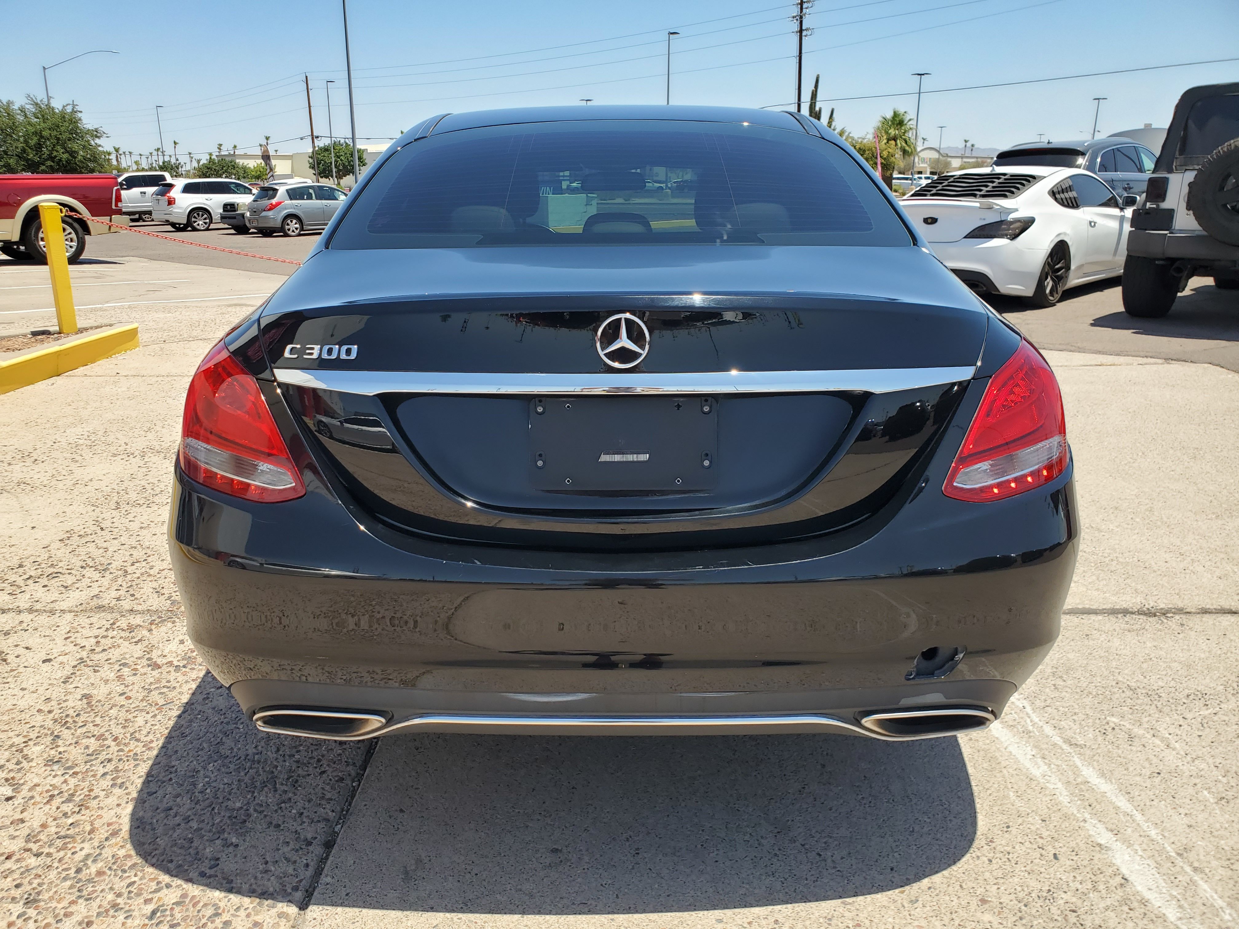 BLACK, 2018 MERCEDES-BENZ C-CLASS Image 4