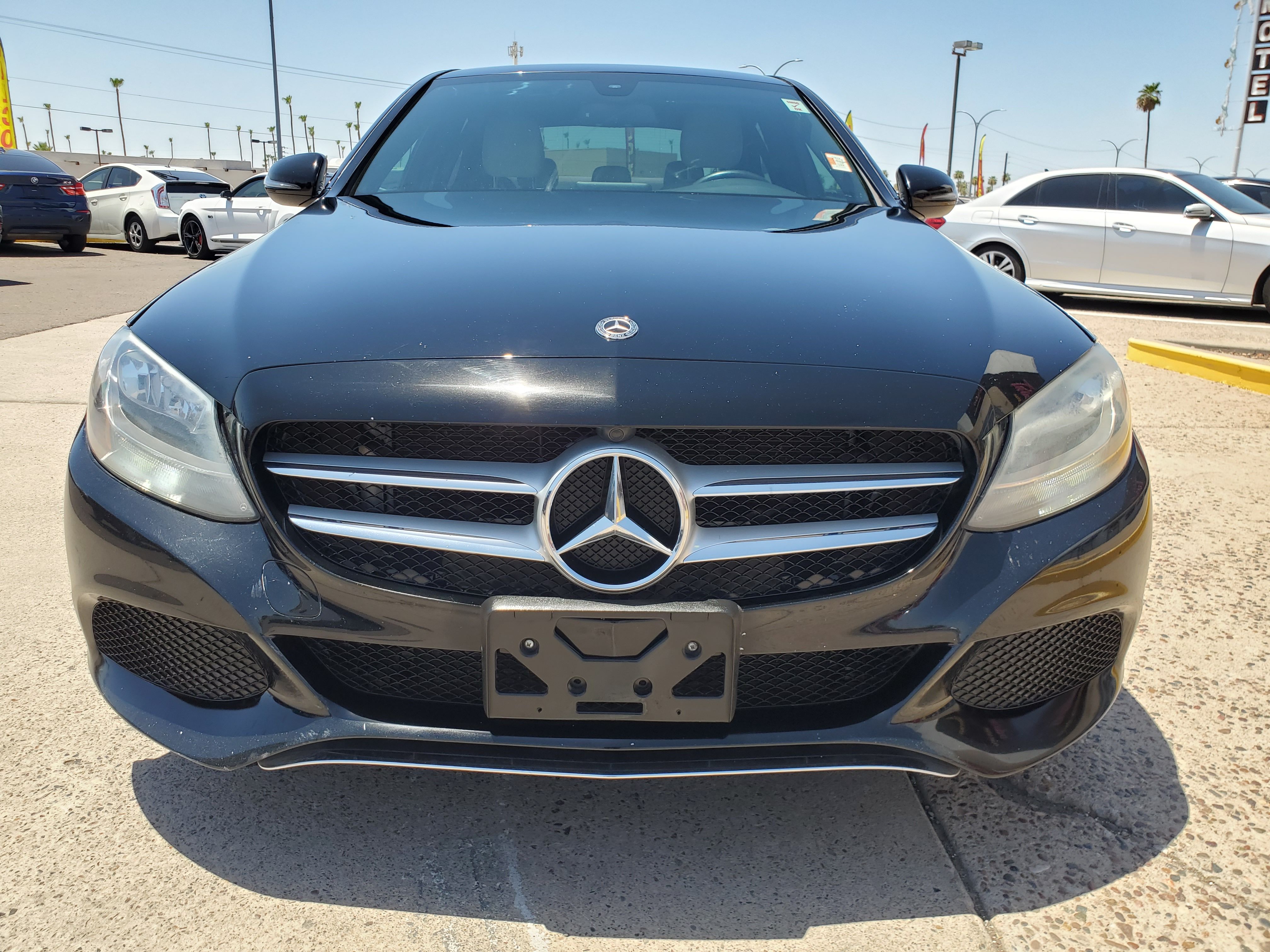 BLACK, 2018 MERCEDES-BENZ C-CLASS Image 8