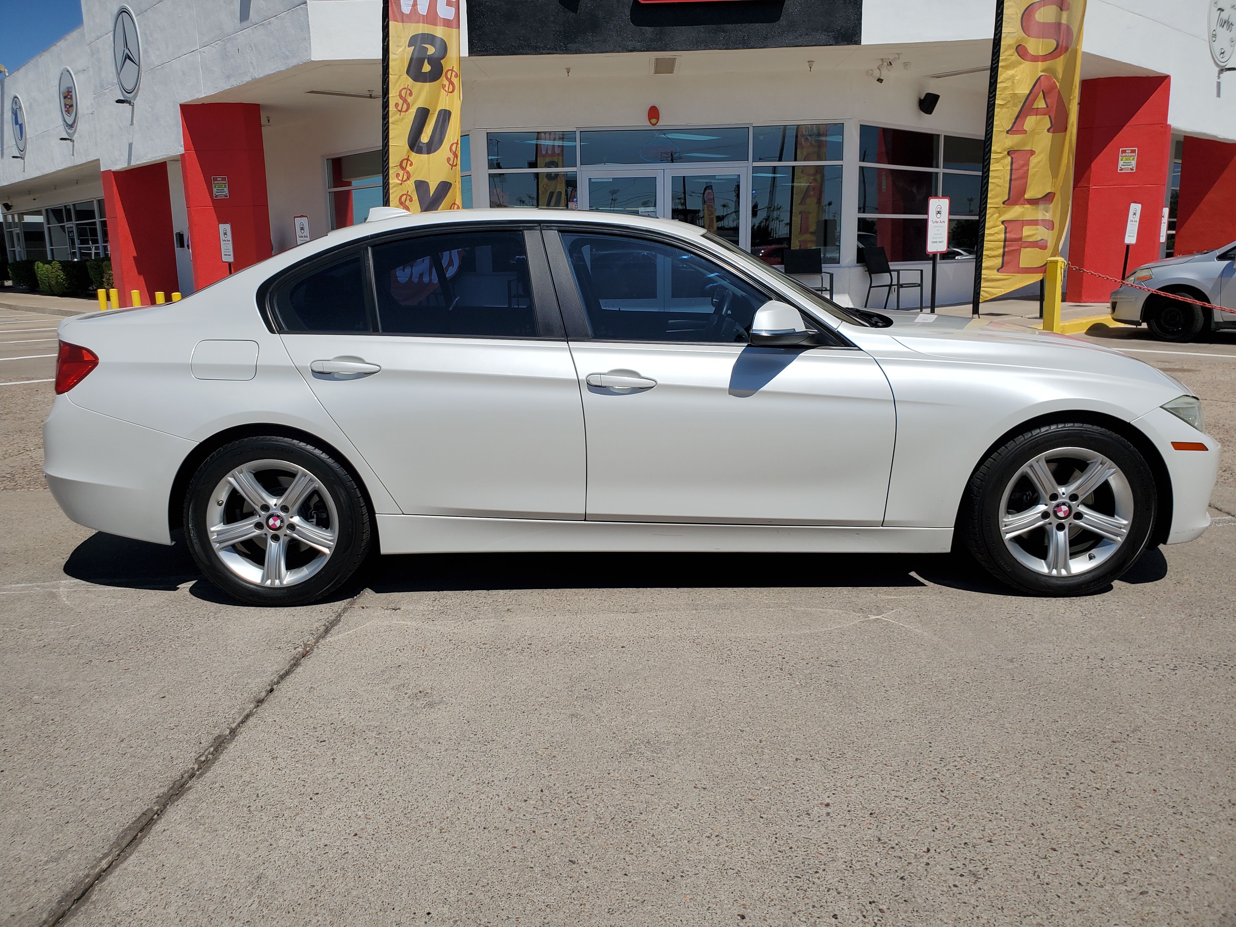 WHITE, 2015 BMW 3 SERIES Image 6