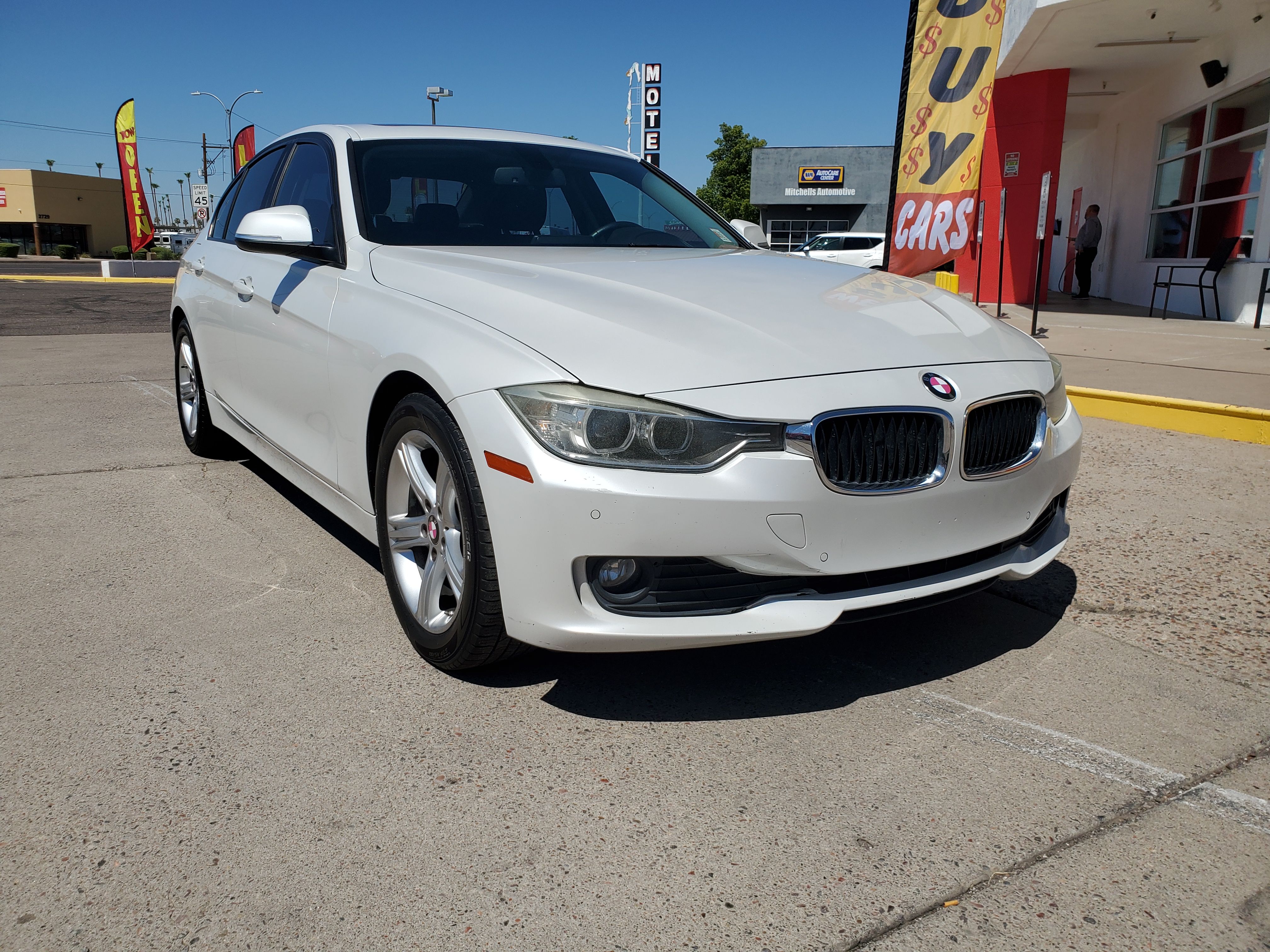 WHITE, 2015 BMW 3 SERIES Image 7