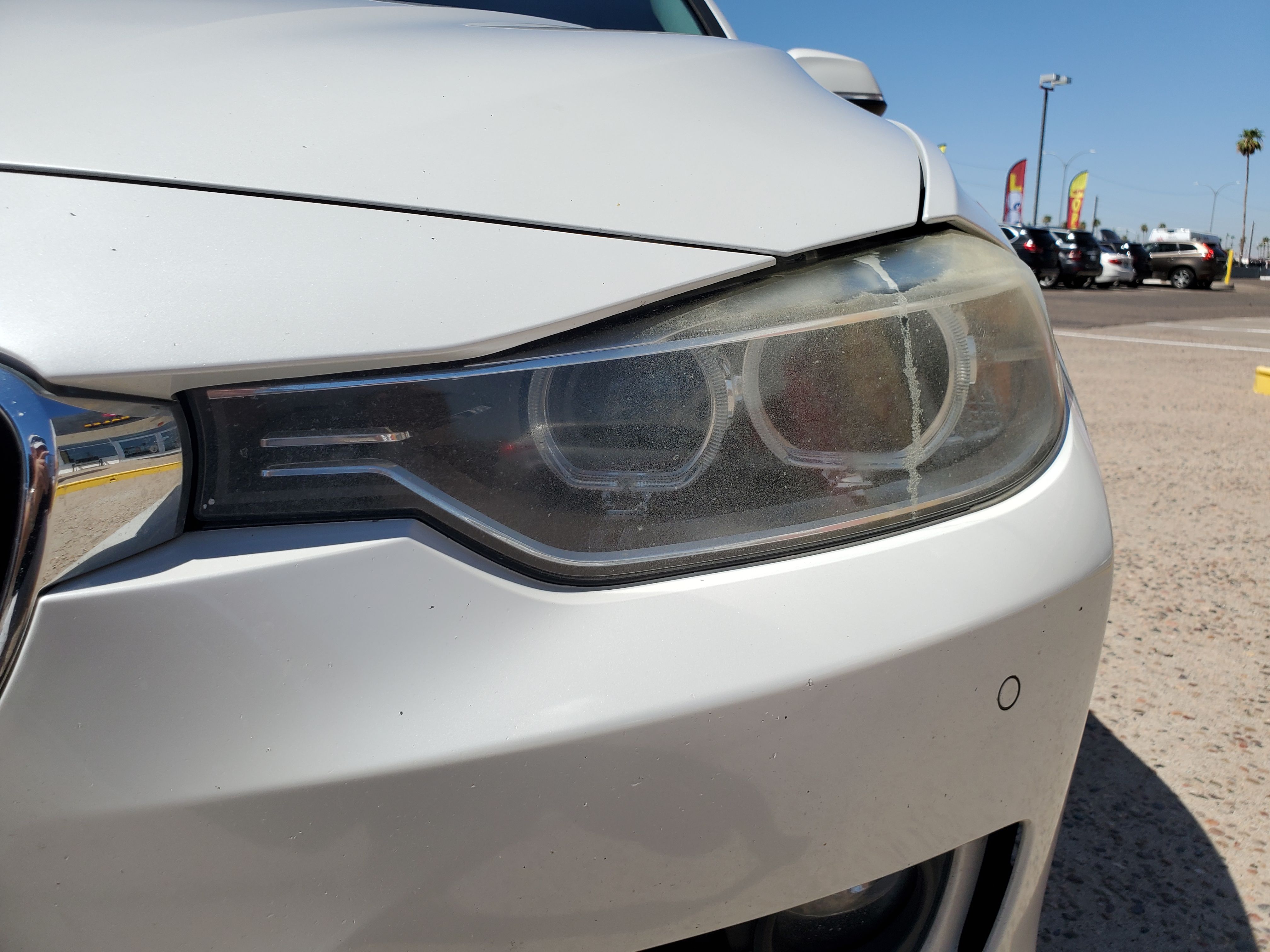 WHITE, 2015 BMW 3 SERIES Image 9