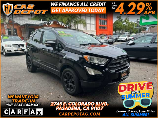 BLACK, 2018 FORD ECOSPORT Image 