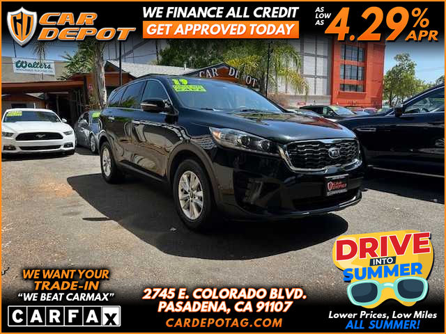 BLACK, 2019 KIA SORENTO Image 