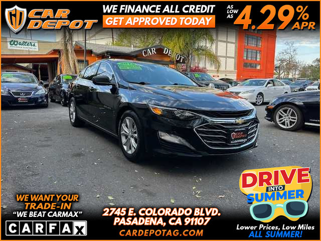 BLACK, 2019 CHEVROLET MALIBU Image 