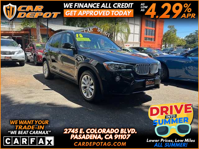 BLACK, 2015 BMW X3 Image 