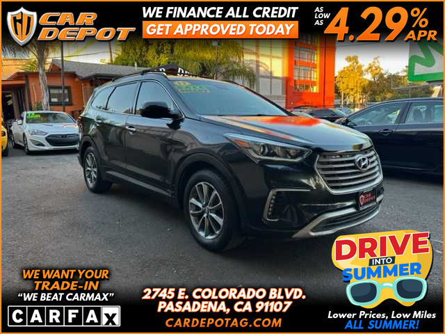 BLACK, 2017 HYUNDAI SANTA FE Image 