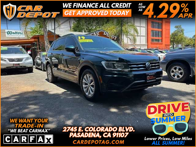 GREEN, 2019 VOLKSWAGEN TIGUAN RARE (3RD SEAT) Image 