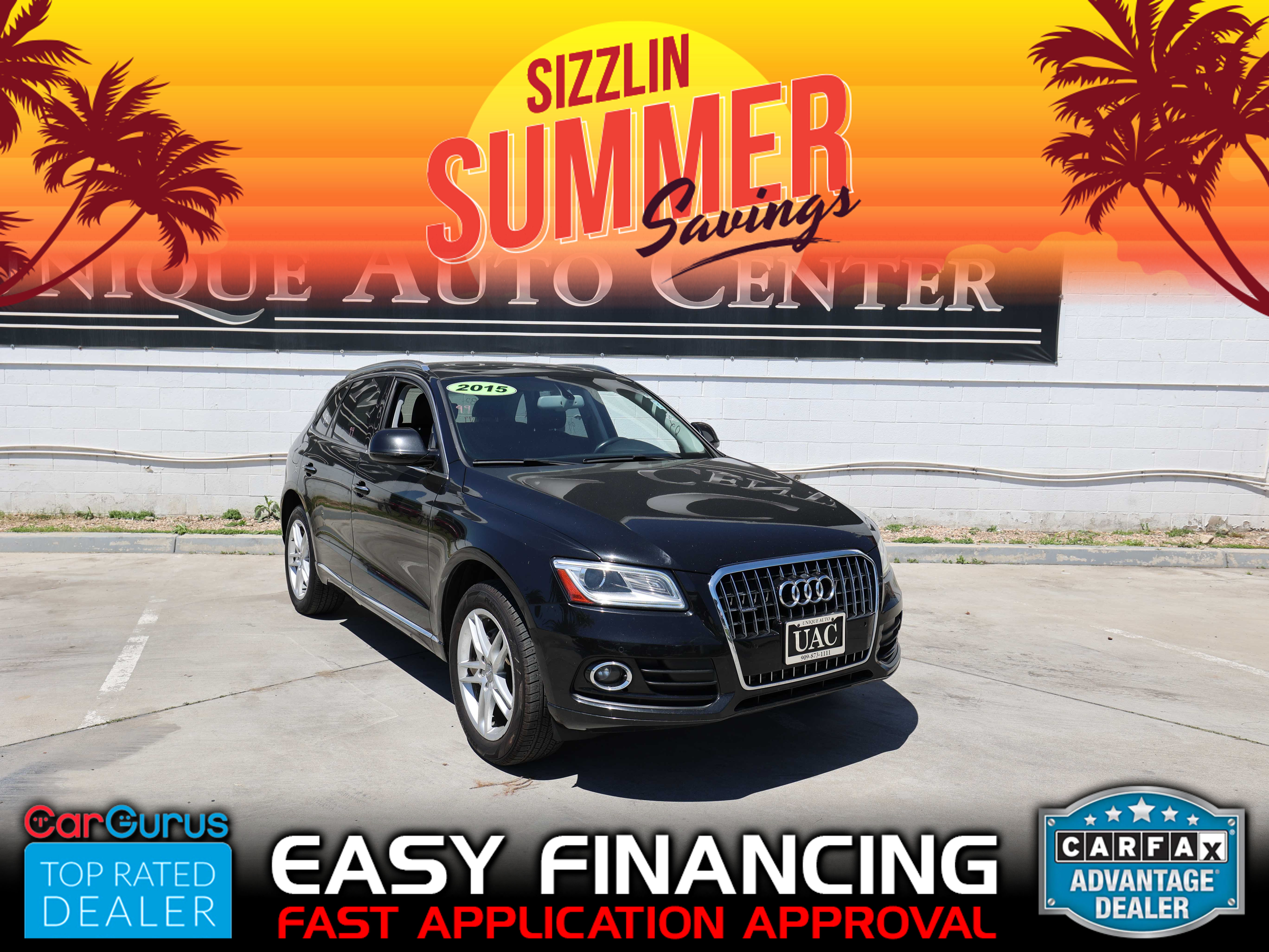 BLACK, 2015 AUDI Q5 Image 