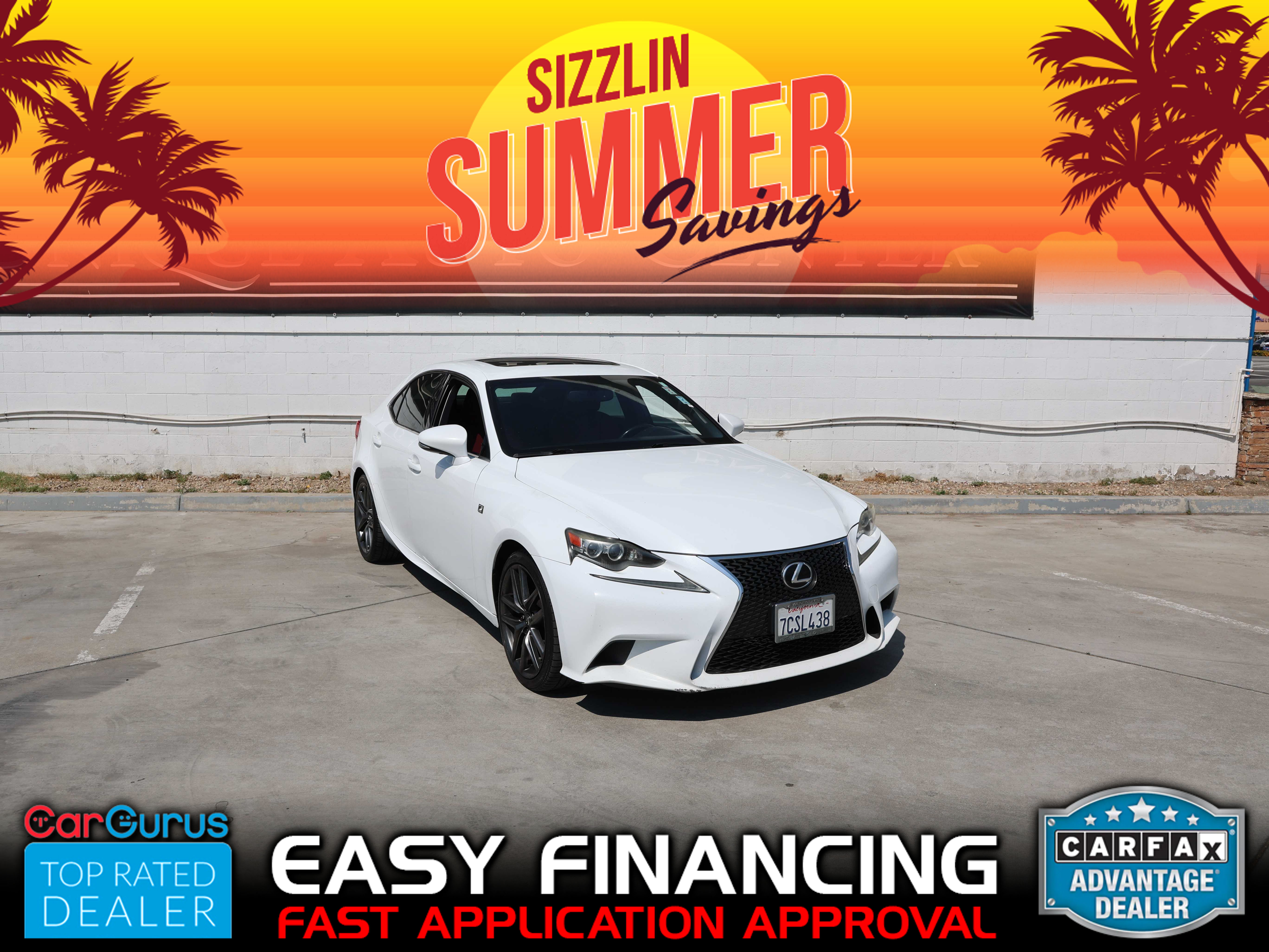 WHITE, 2014 LEXUS IS Image 