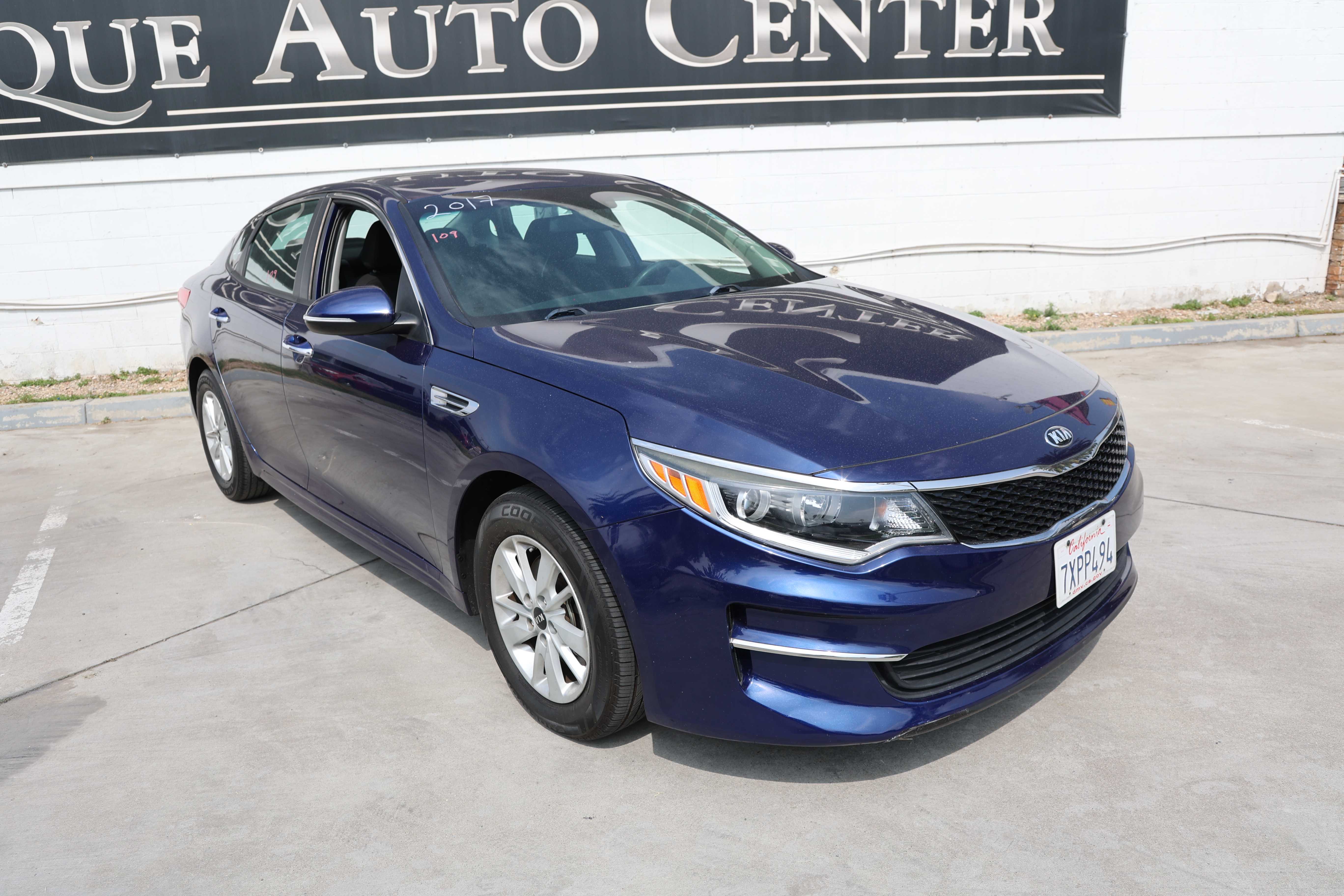 BLUE, 2017 KIA OPTIMA Thumnail Image 3