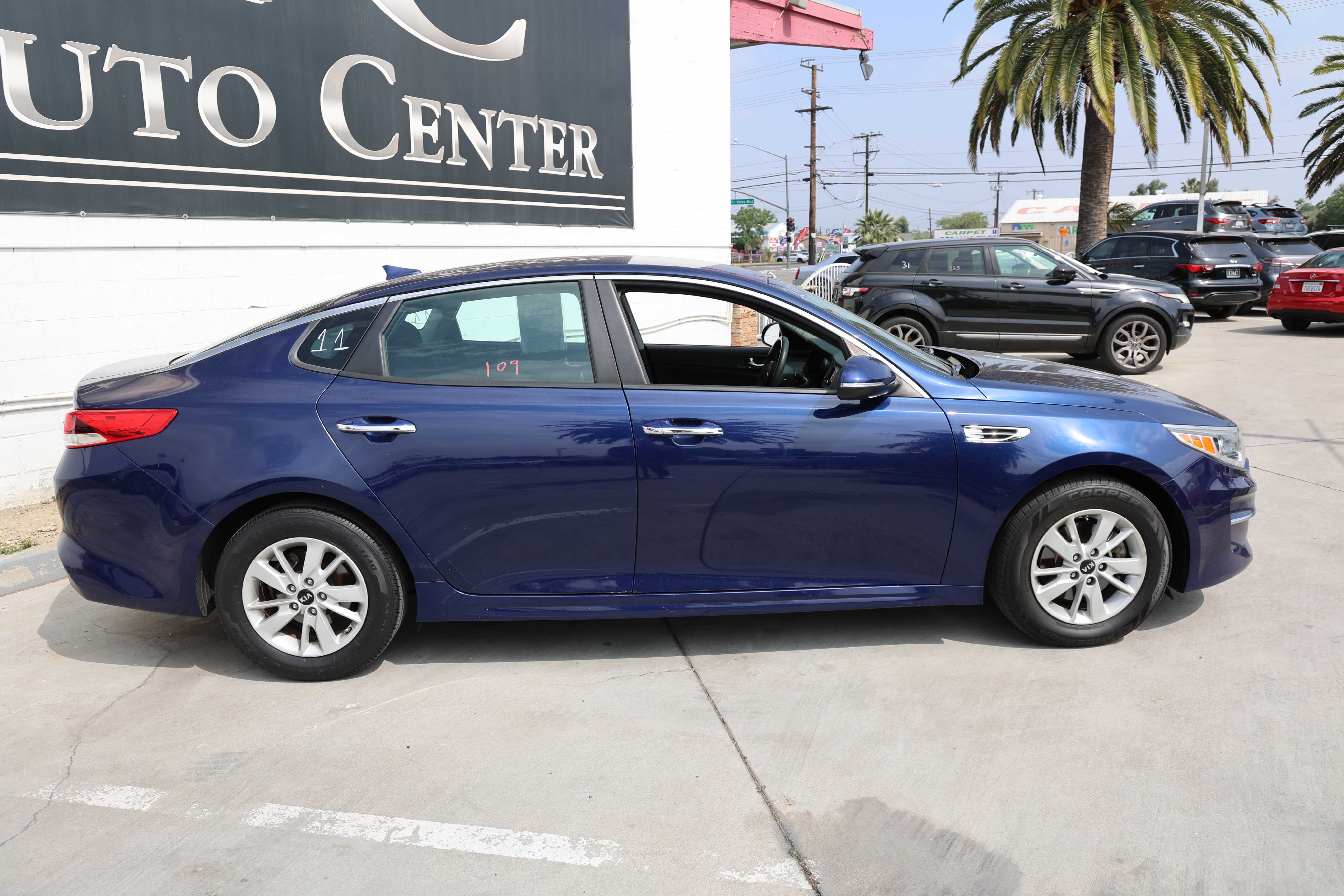 BLUE, 2017 KIA OPTIMA Thumnail Image 4