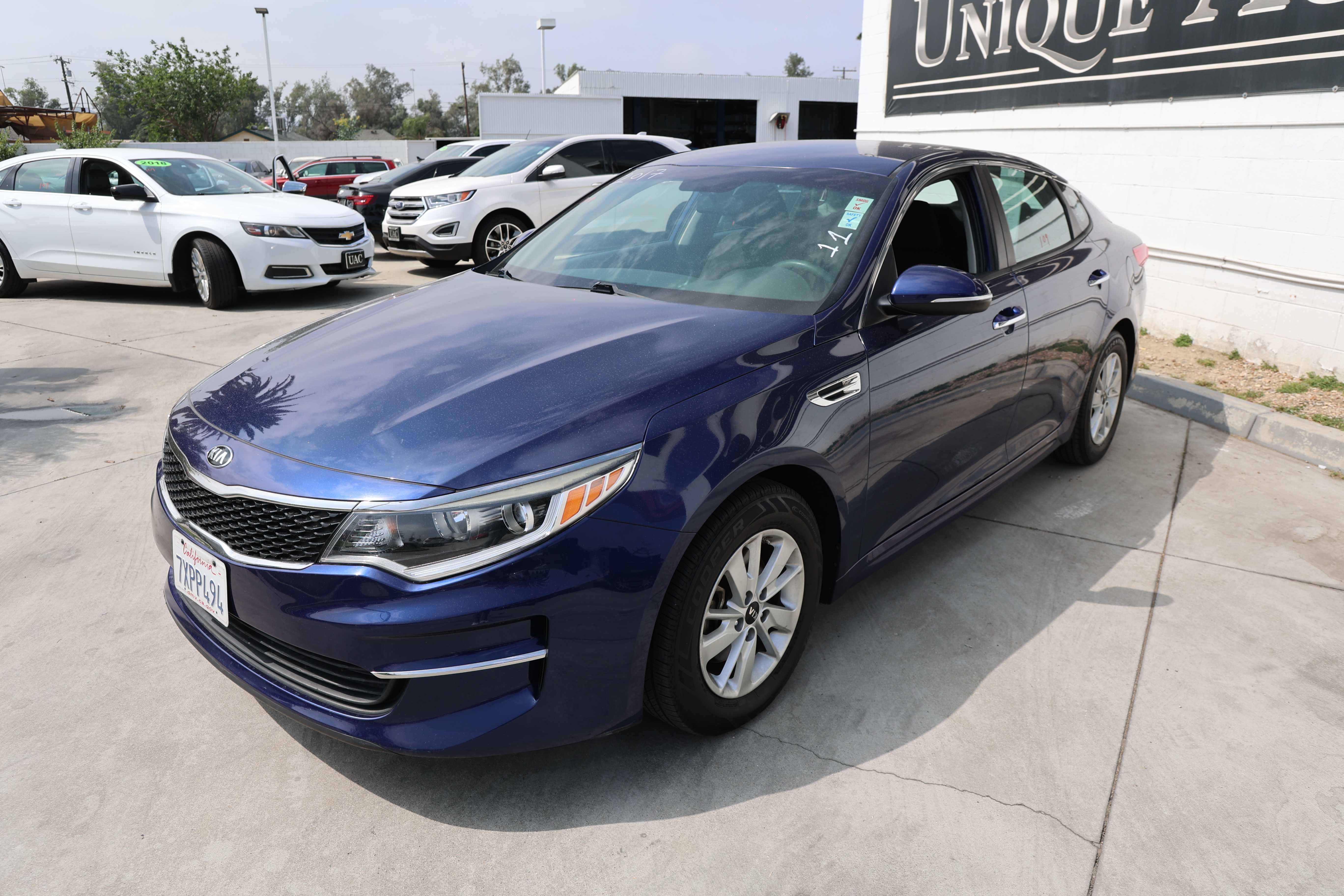 BLUE, 2017 KIA OPTIMA Thumnail Image 6