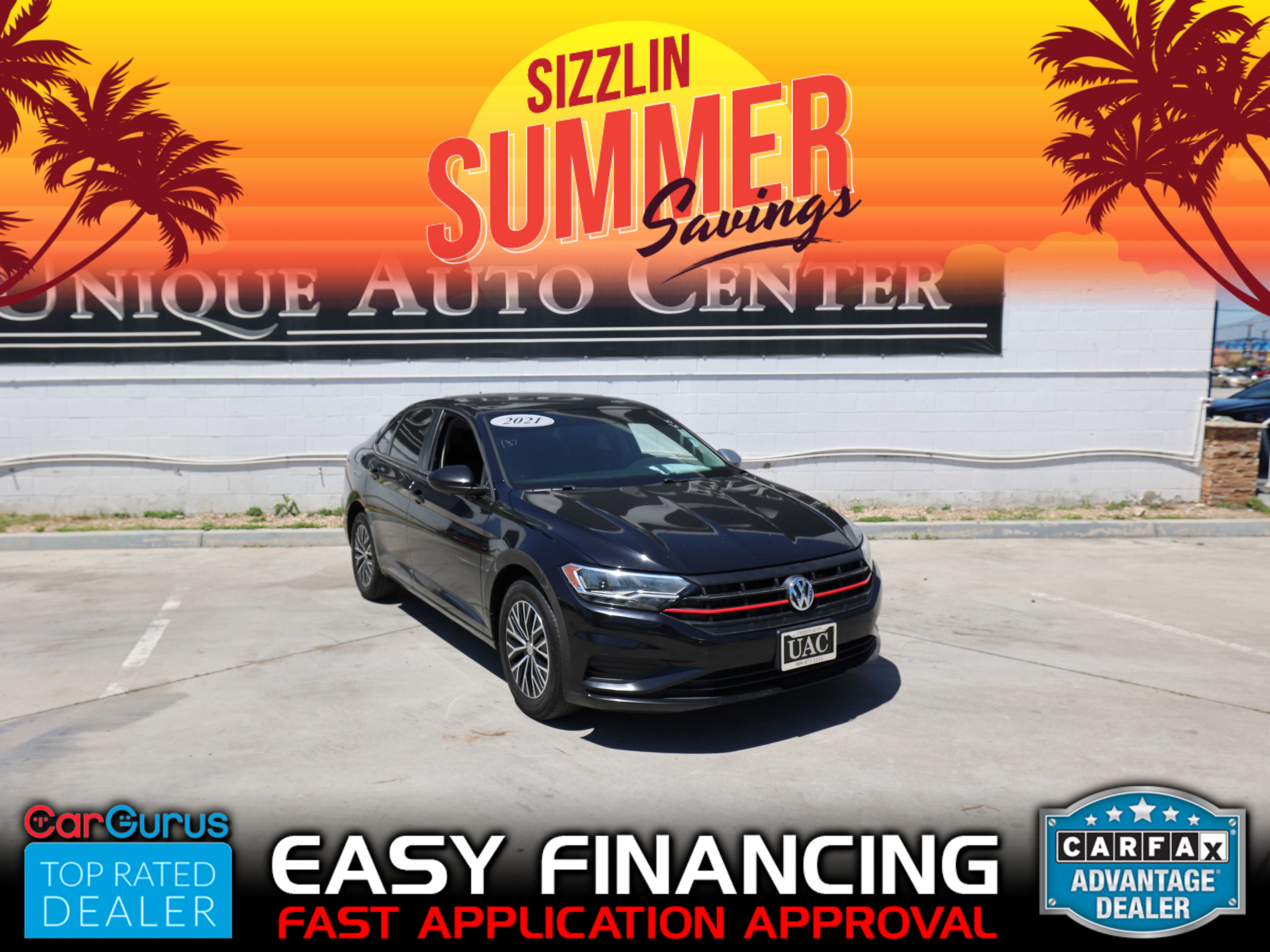 BLACK, 2021 VOLKSWAGEN JETTA Image 