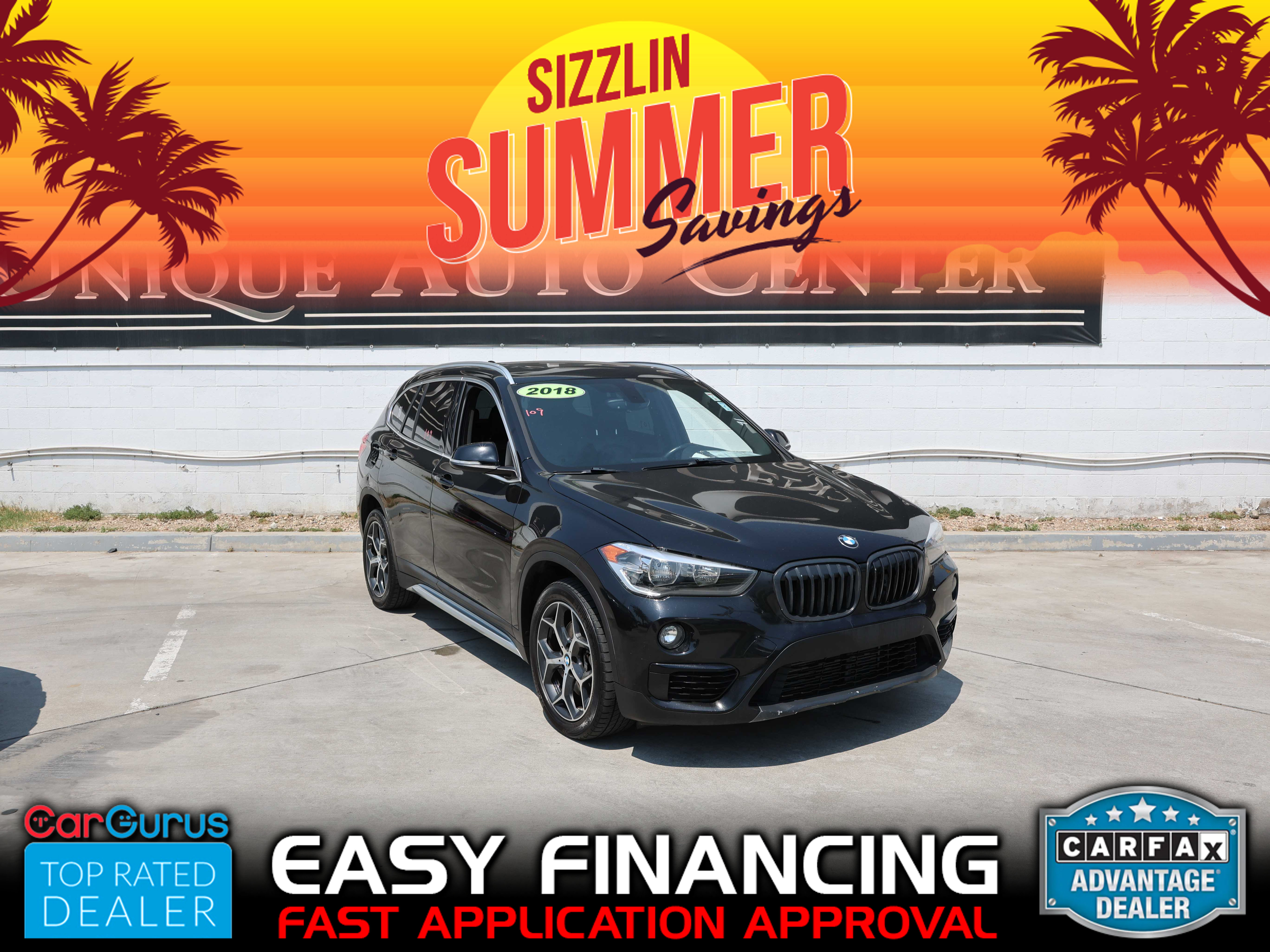 BLACK, 2018 BMW X1 Thumnail Image 1