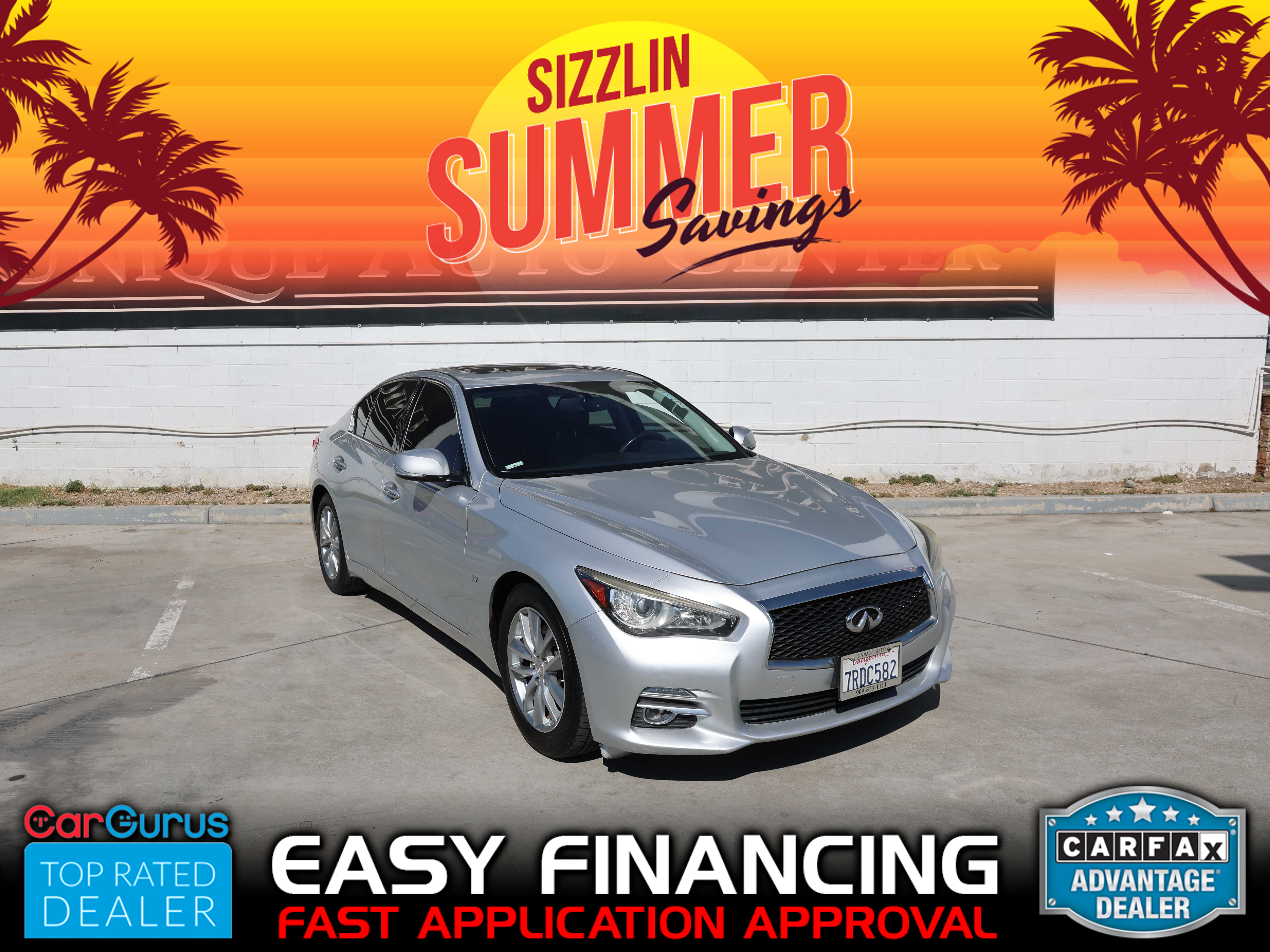 SILVER, 2015 INFINITI Q50 Image 