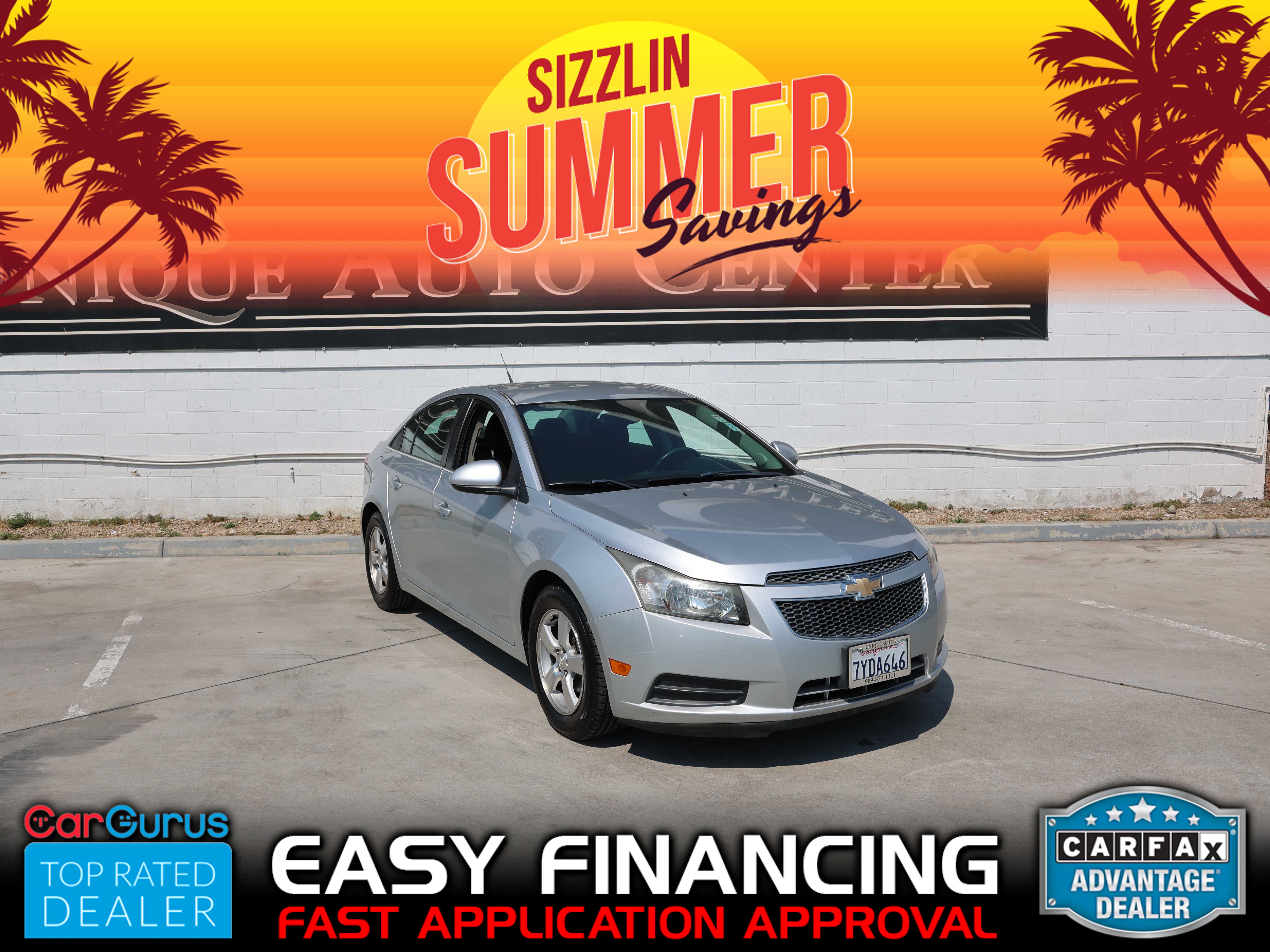 SILVER, 2014 CHEVROLET CRUZE Thumnail Image 1