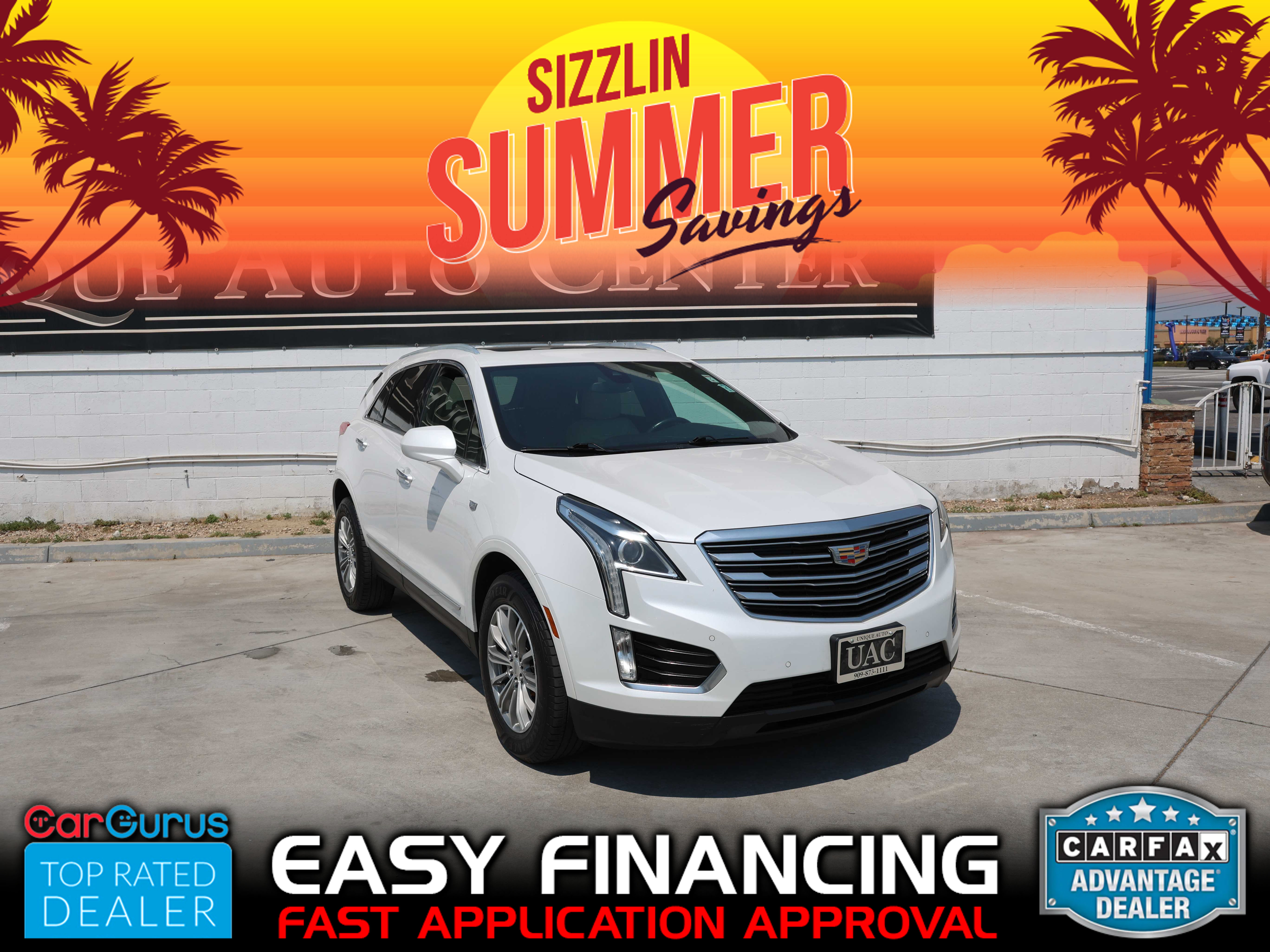 WHITE, 2017 CADILLAC XT5 Thumnail Image 1