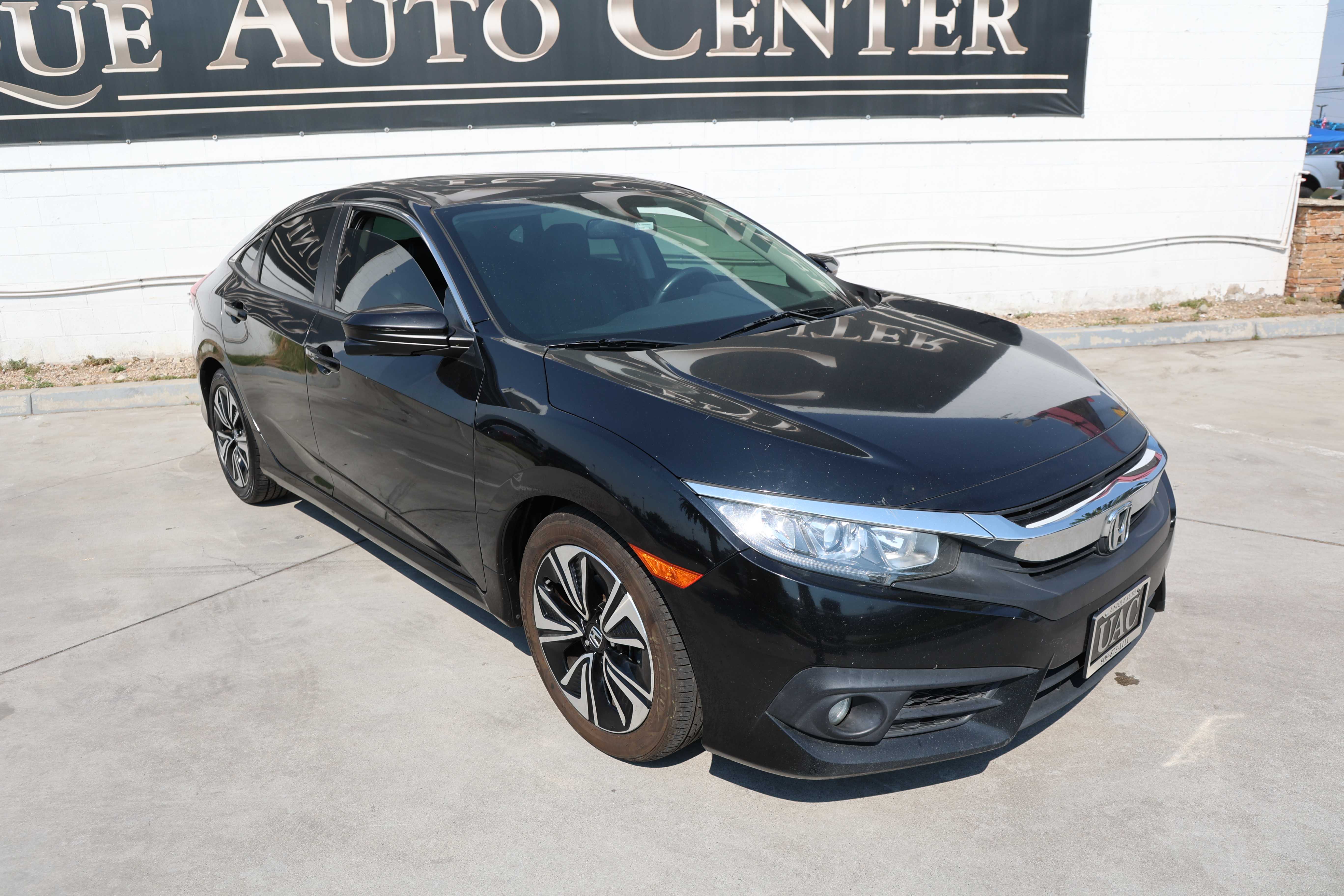 BLACK, 2018 HONDA CIVIC Image 3