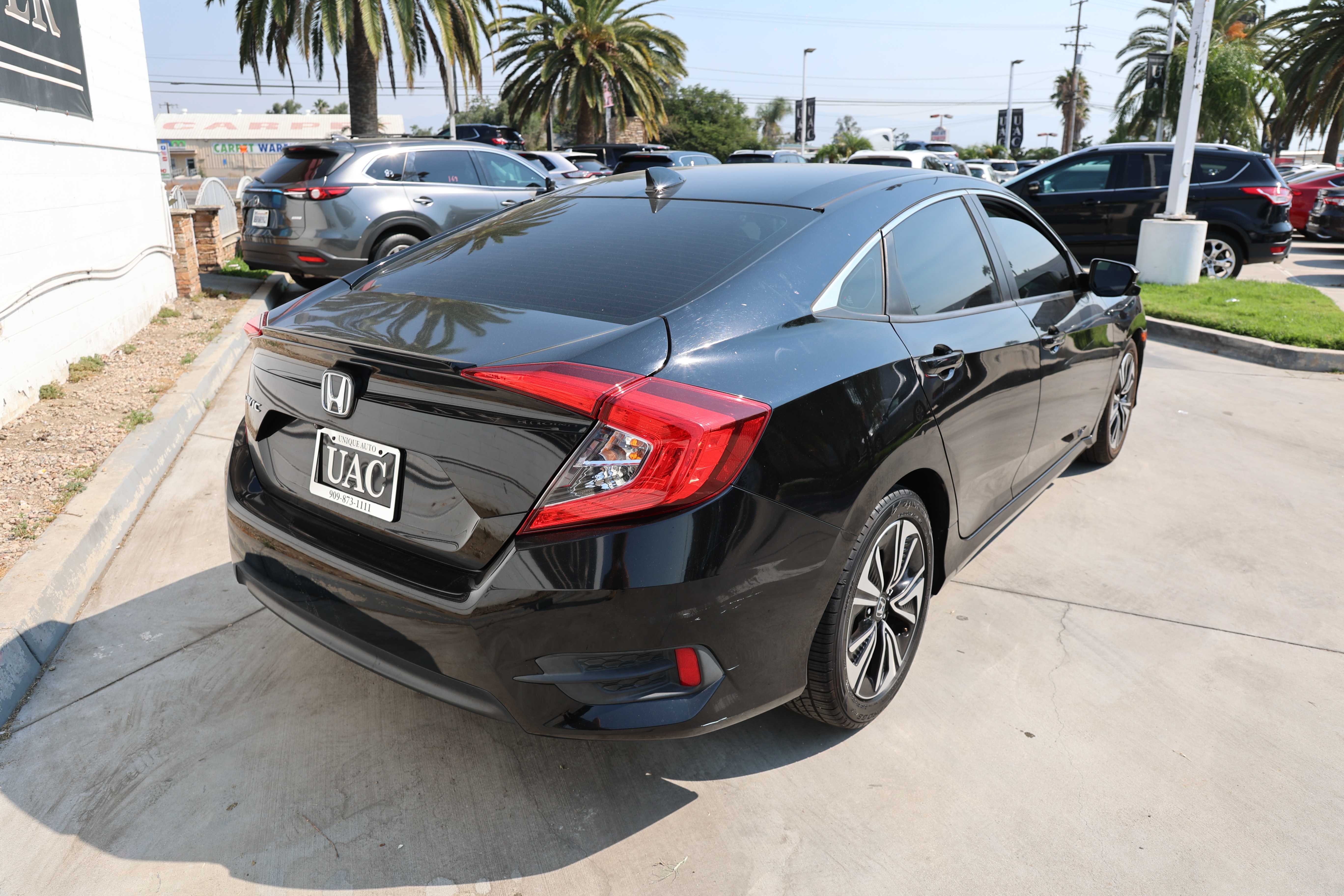 BLACK, 2018 HONDA CIVIC Thumnail Image 4
