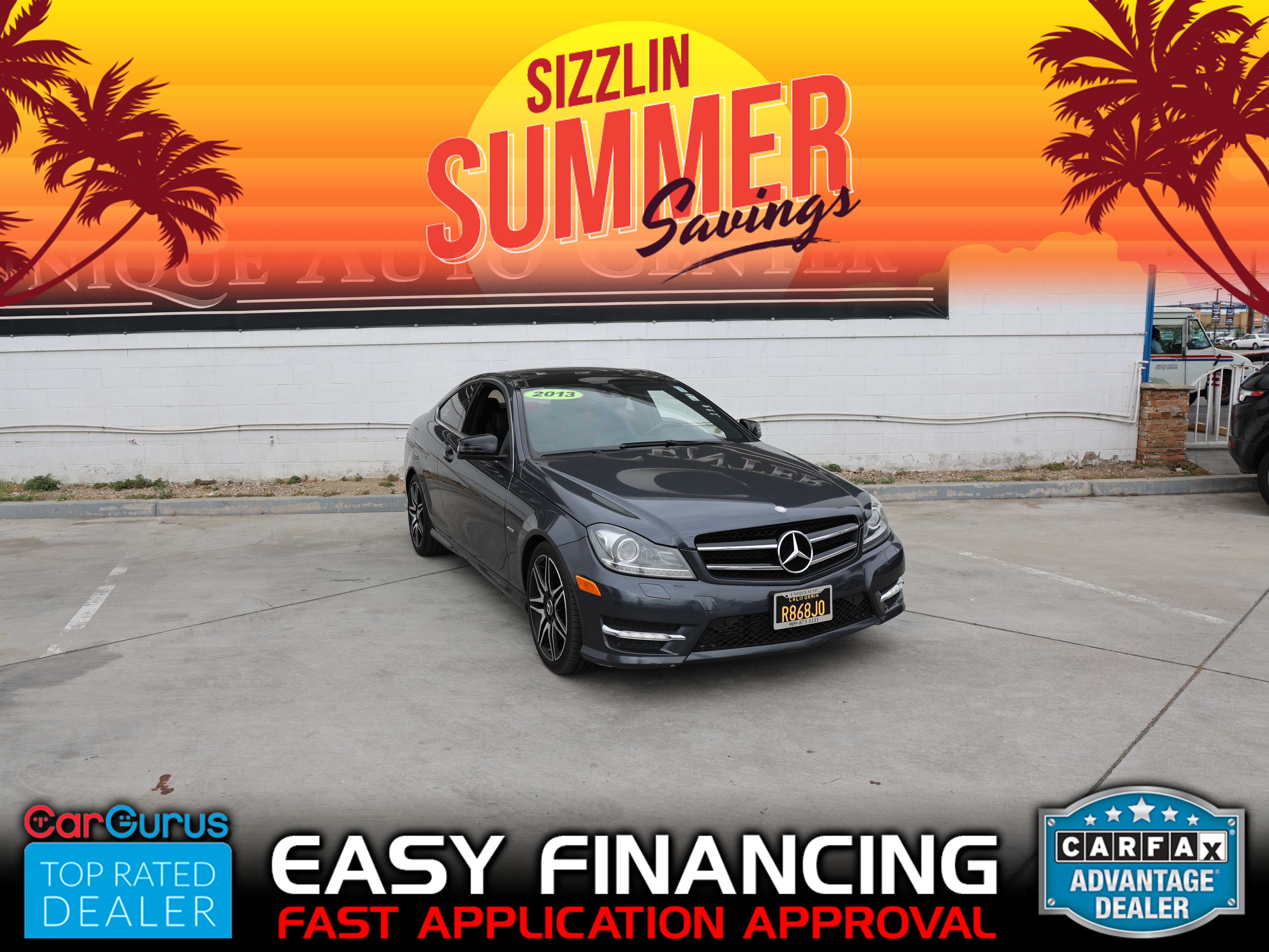 GRAY, 2013 MERCEDES-BENZ C-CLASS Image 