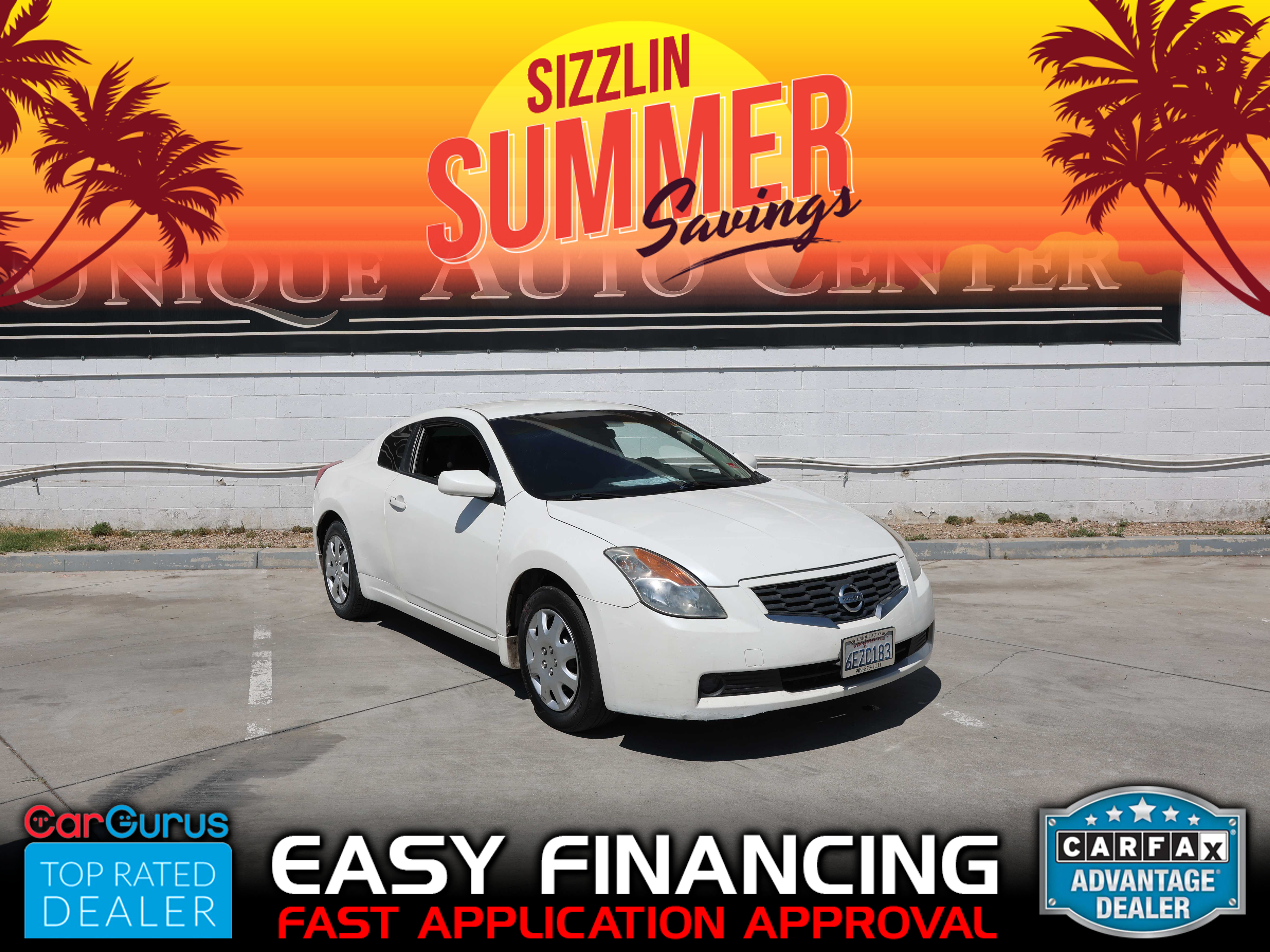 WHITE, 2008 NISSAN ALTIMA Image 