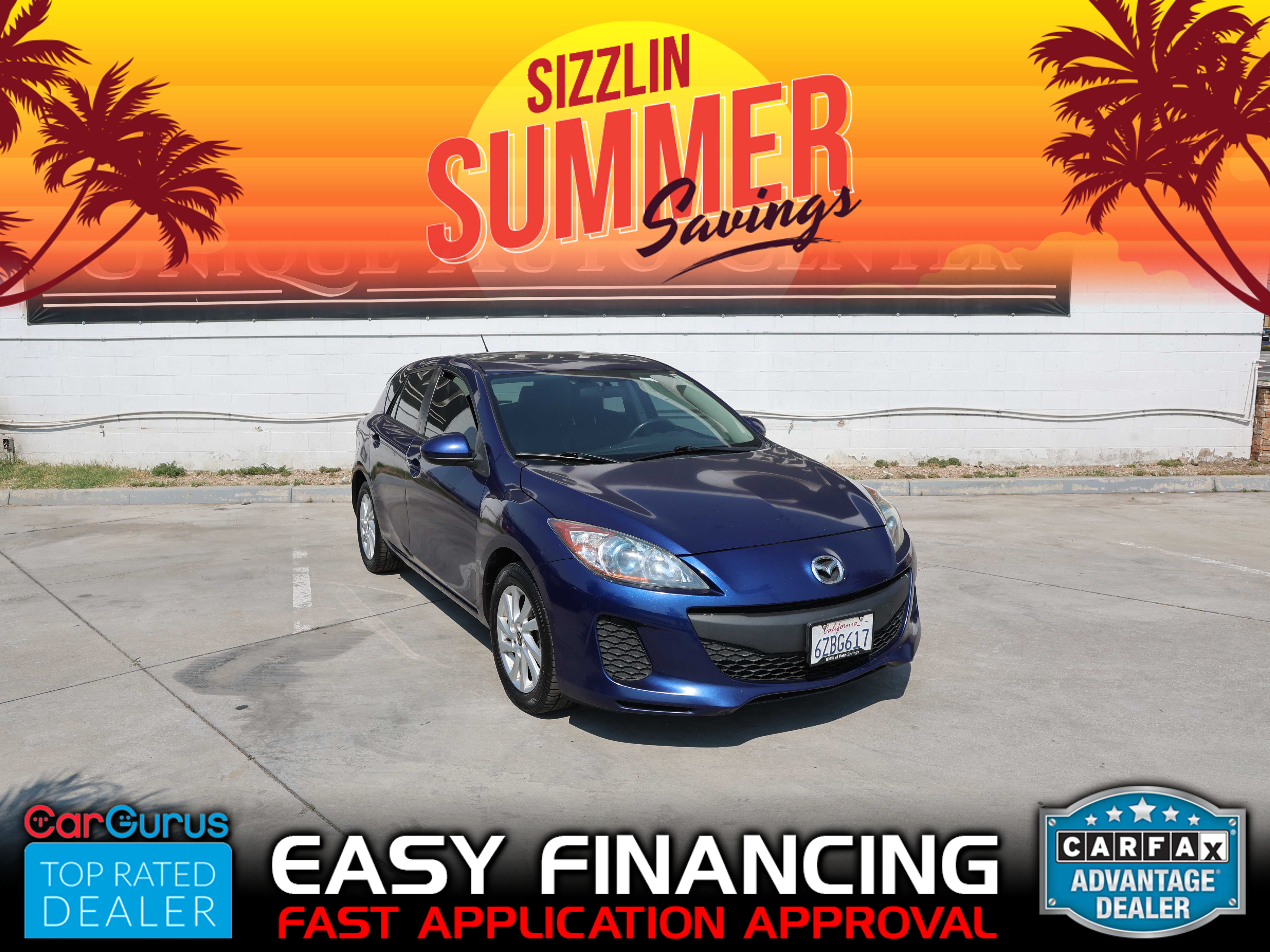 BLUE, 2013 MAZDA MAZDA3 Thumnail Image 1