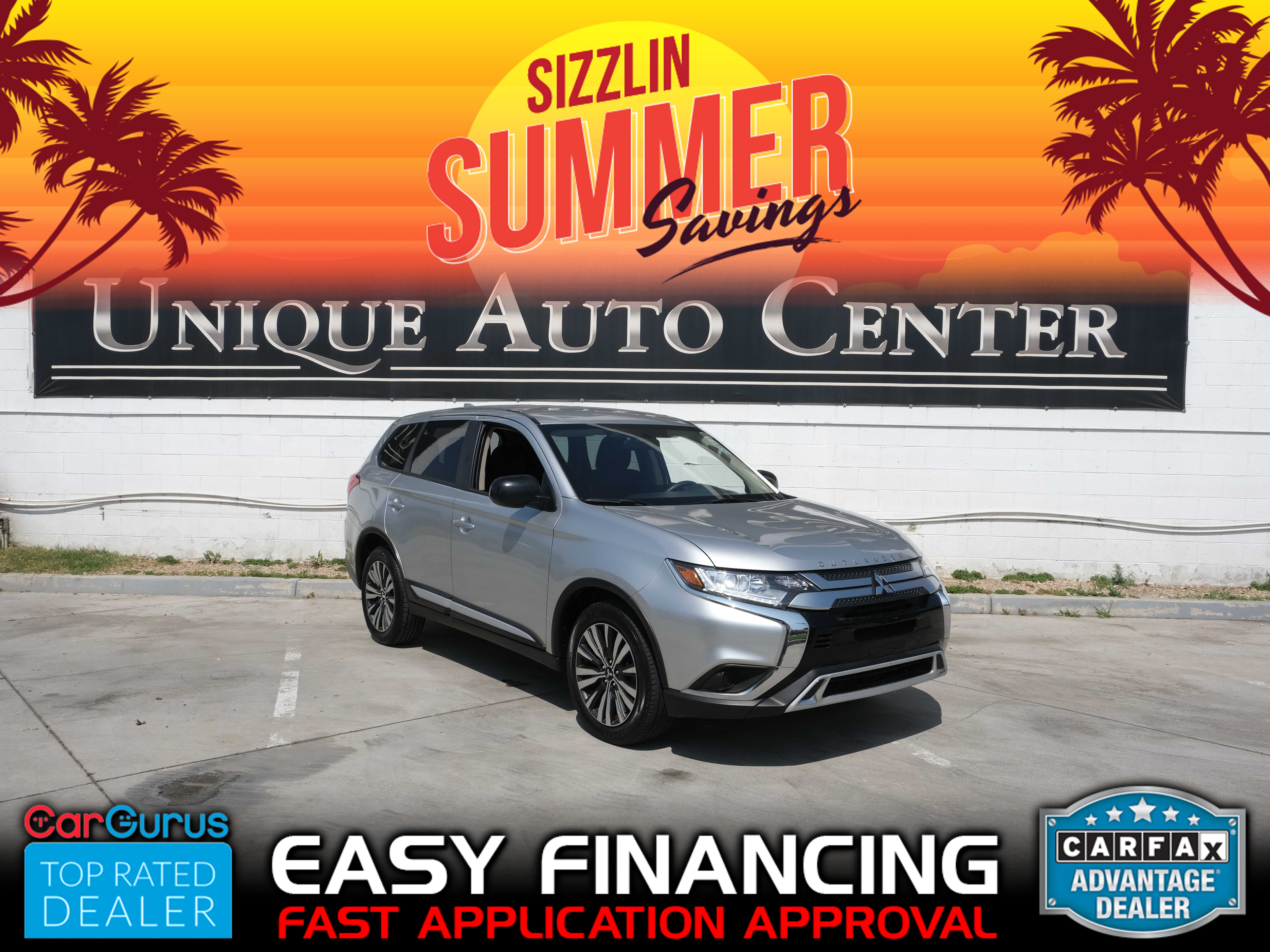 SILVER, 2020 MITSUBISHI OUTLANDER Image 