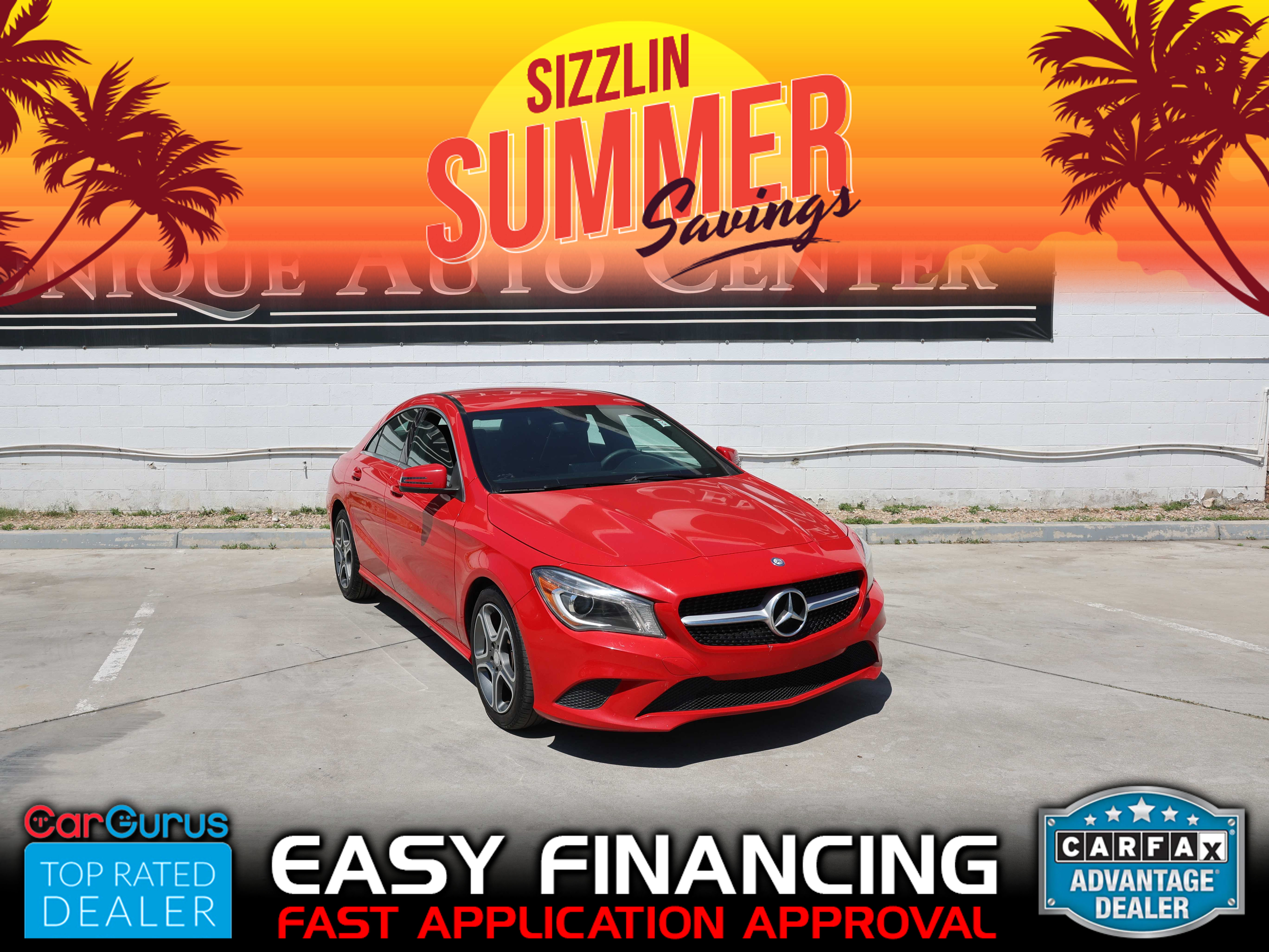 RED, 2014 MERCEDES-BENZ CLA-CLASS Image 