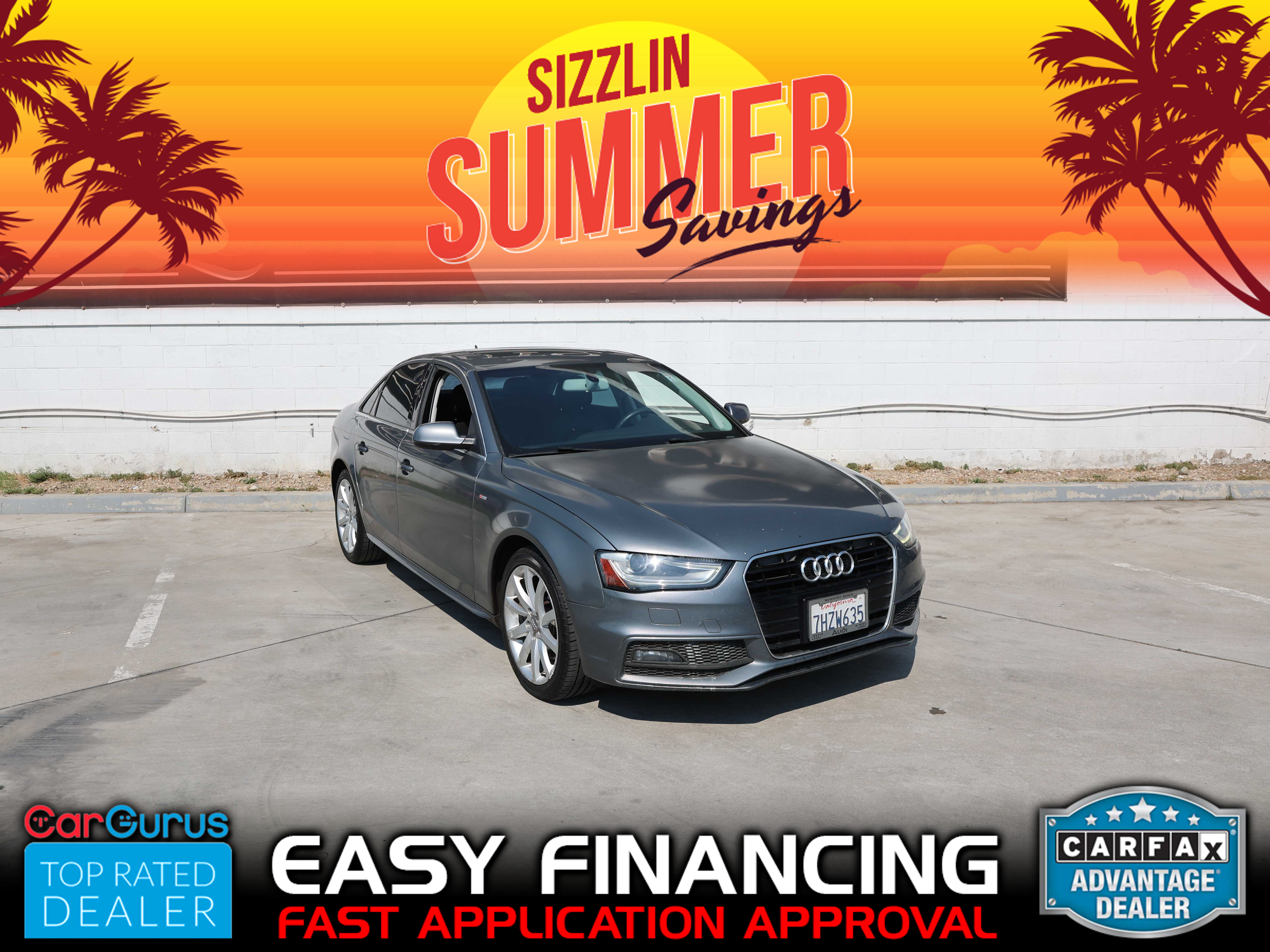 SILVER, 2014 AUDI A4 Thumnail Image 1