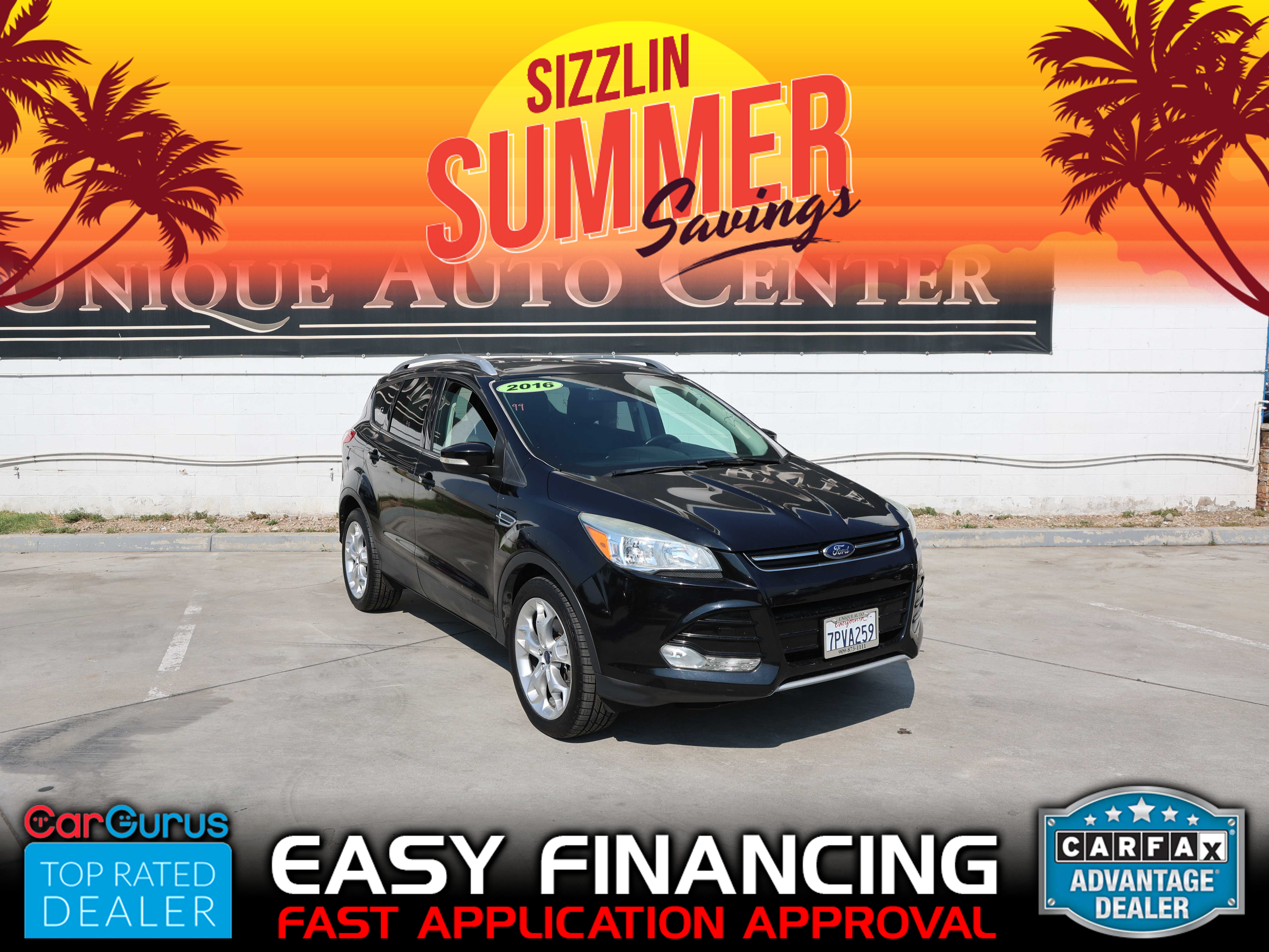 BLACK, 2016 FORD ESCAPE Thumnail Image 1