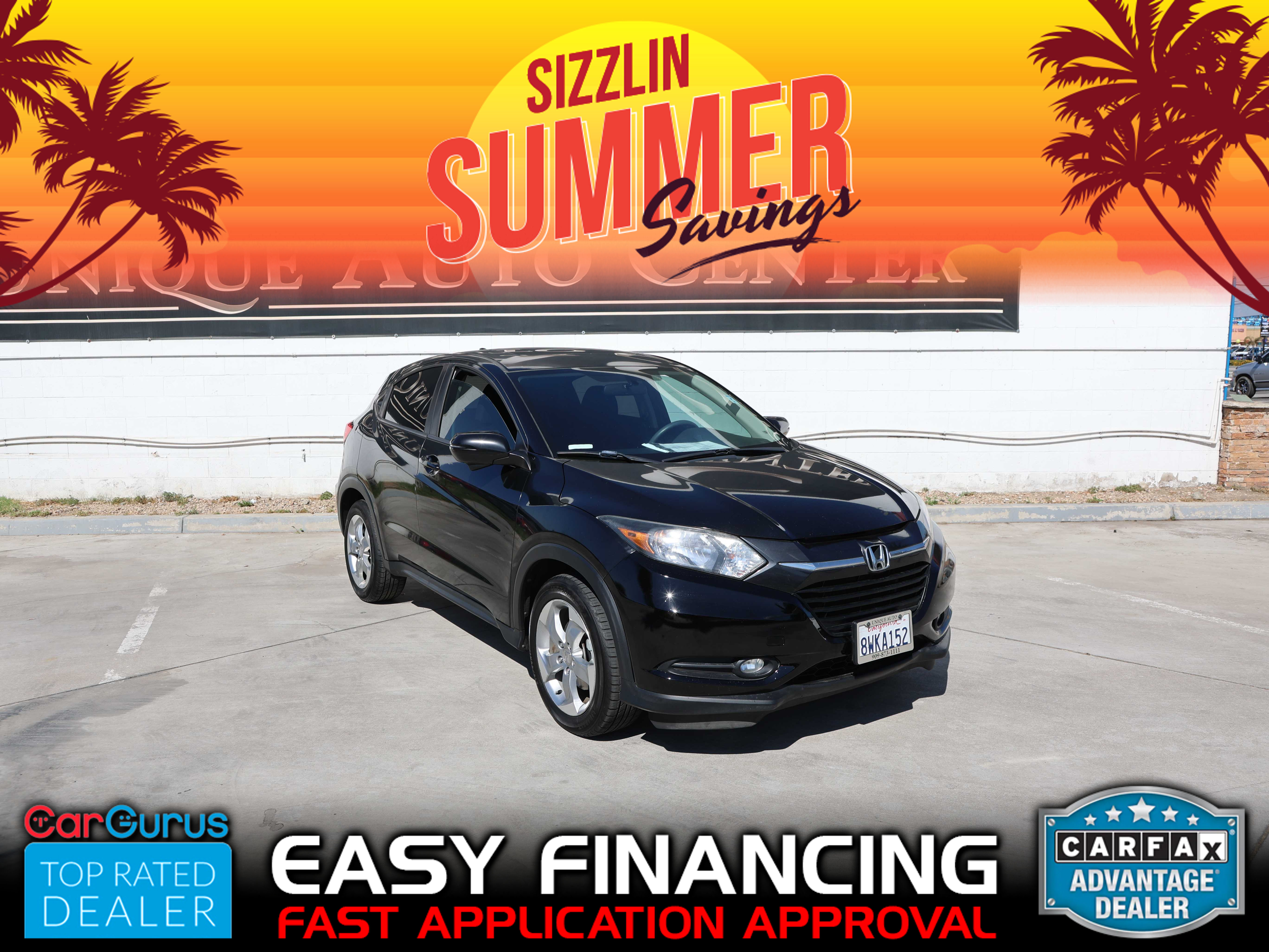 BLACK, 2016 HONDA HR-V Thumnail Image 1