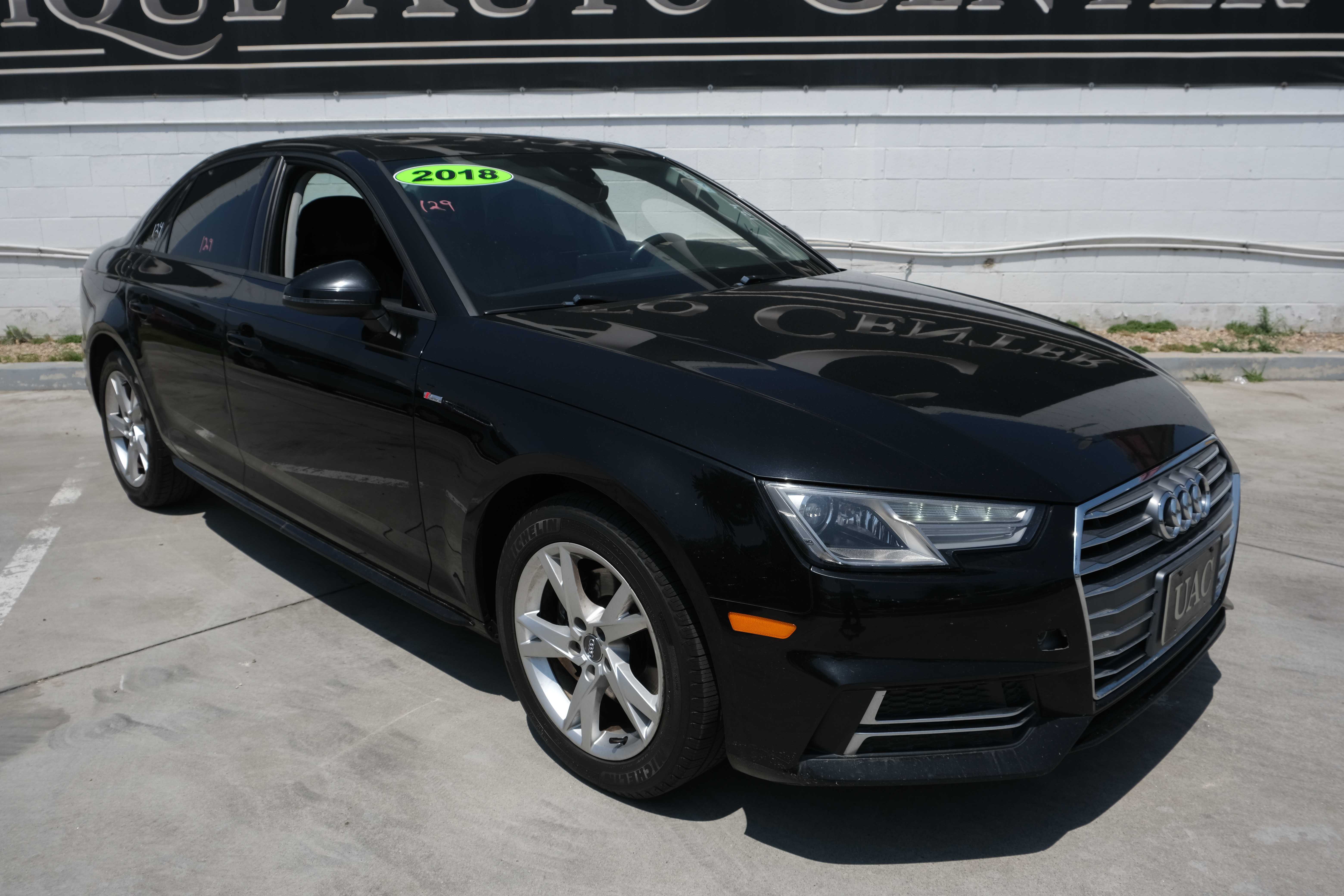 BLACK, 2018 AUDI A4 Thumnail Image 4