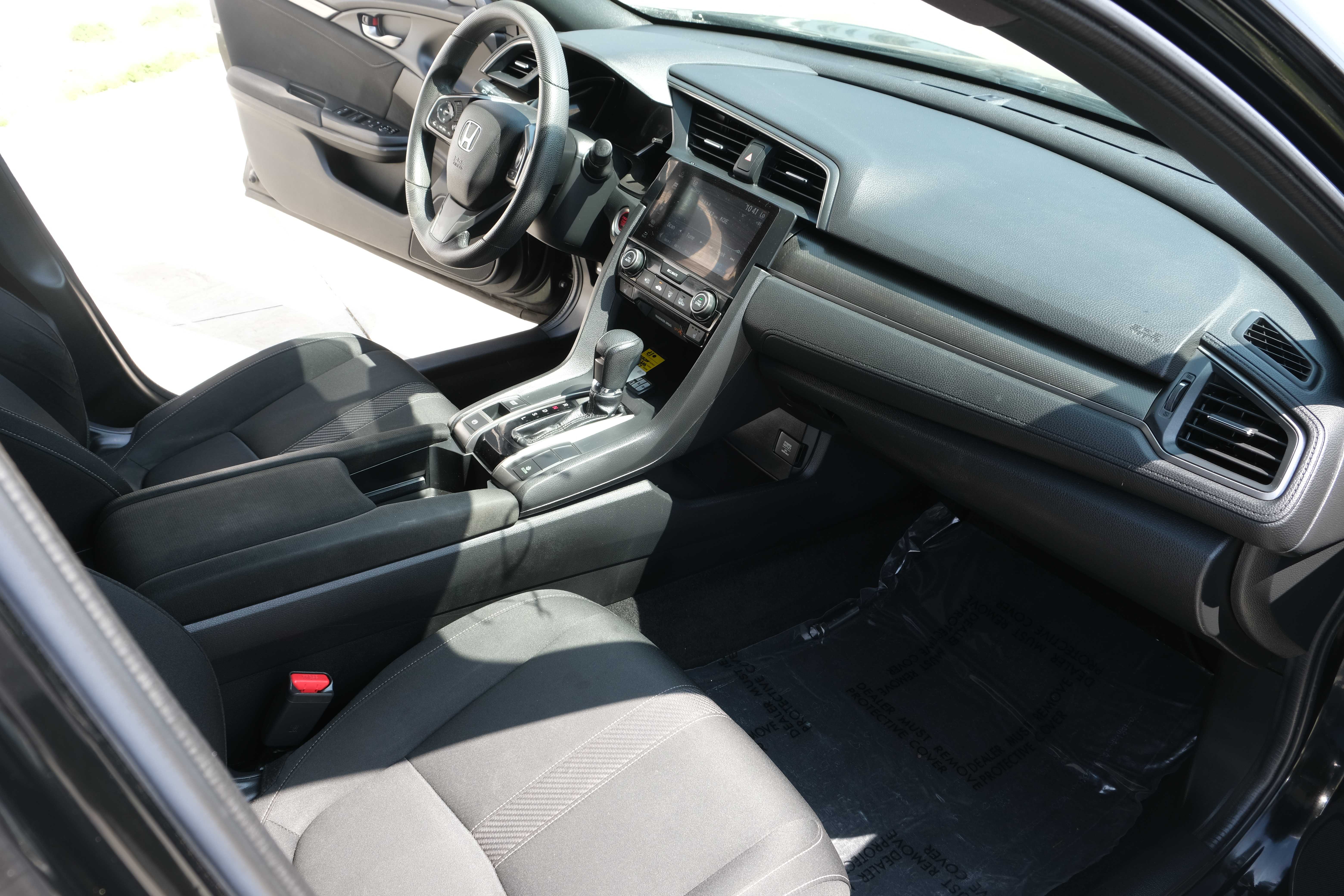 BLACK, 2017 HONDA CIVIC Image 8