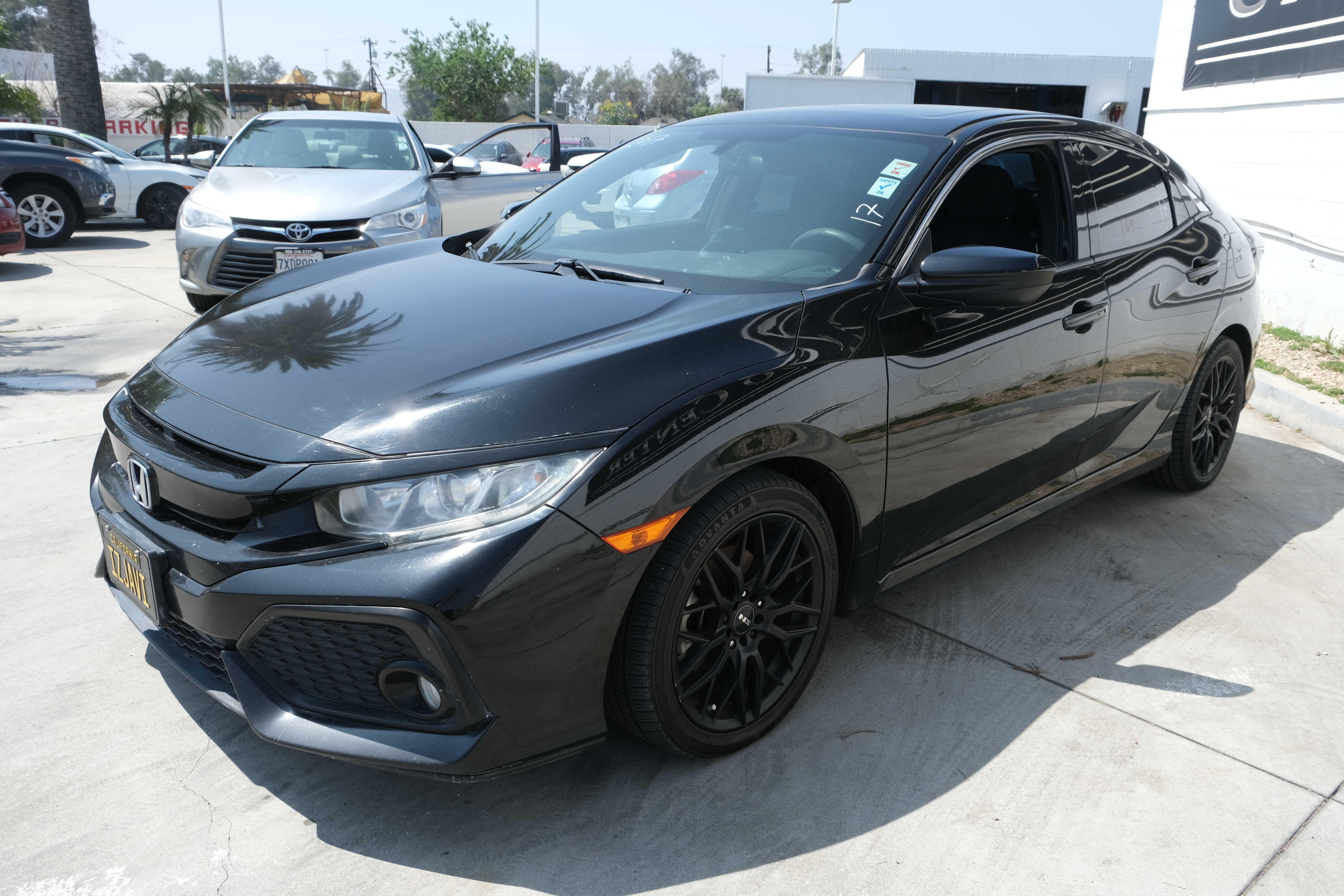 BLACK, 2017 HONDA CIVIC Thumnail Image 6
