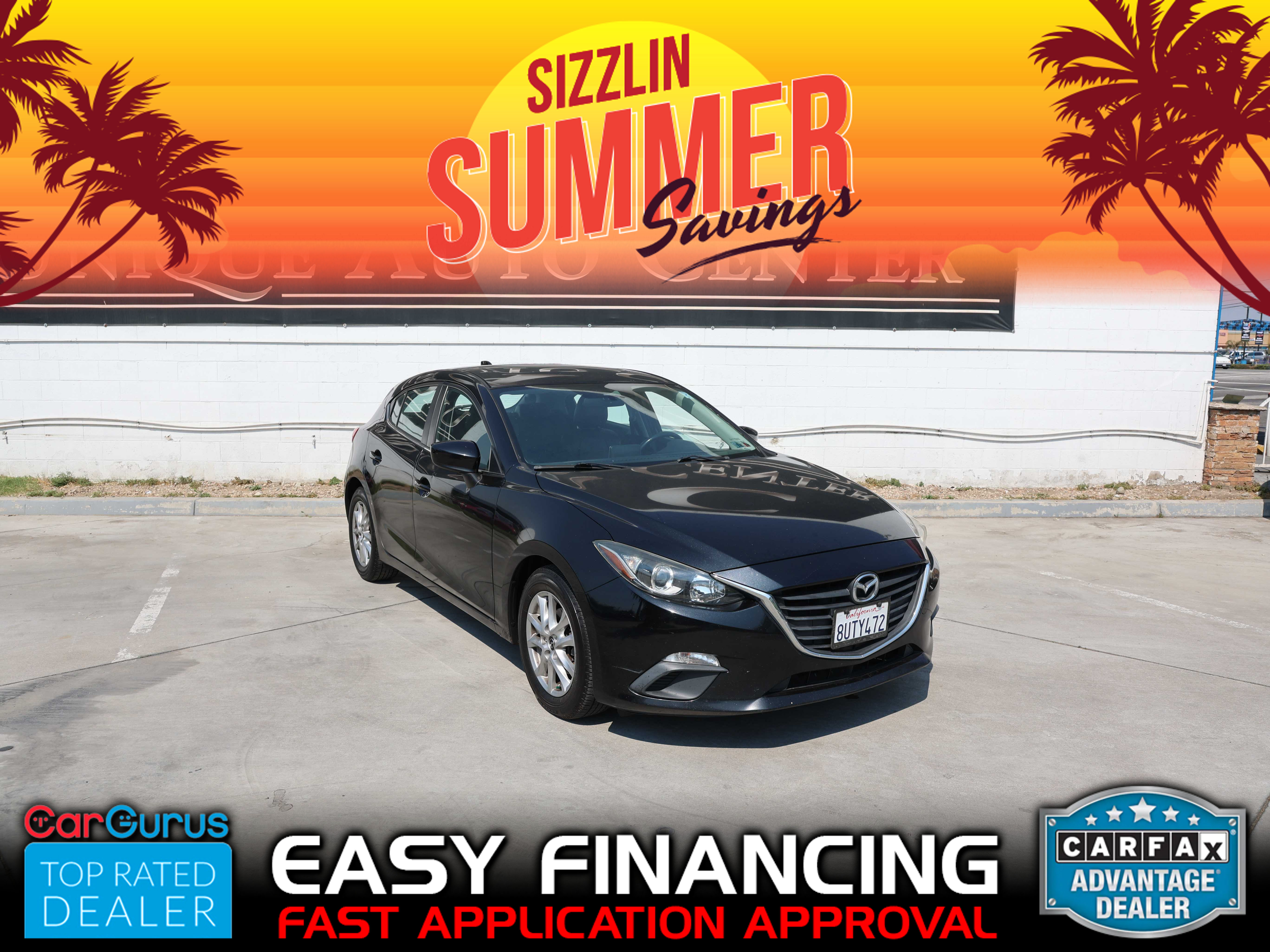 BLACK, 2014 MAZDA MAZDA3 Thumnail Image 1