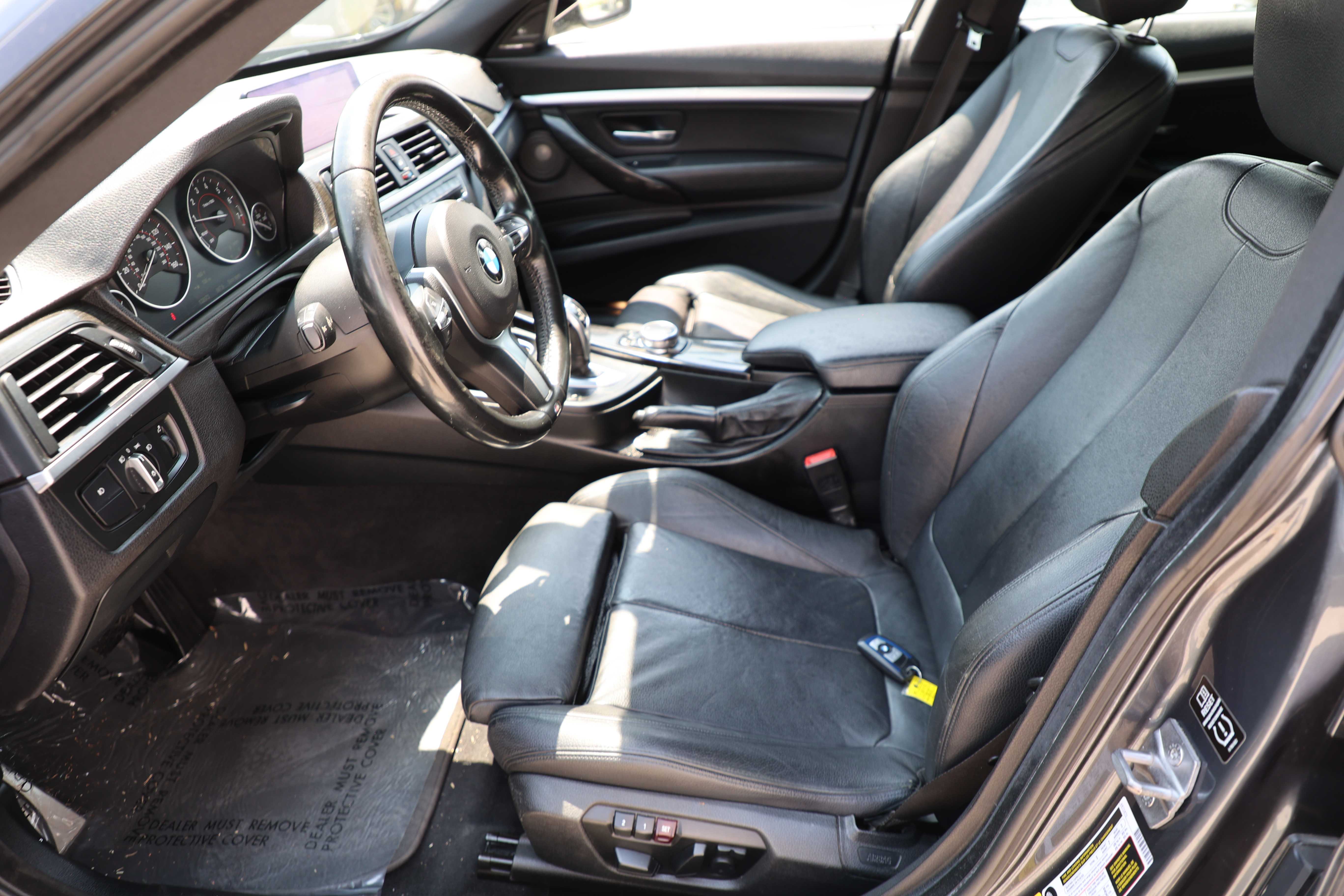 GRAY, 2015 BMW 3 SERIES Image 6
