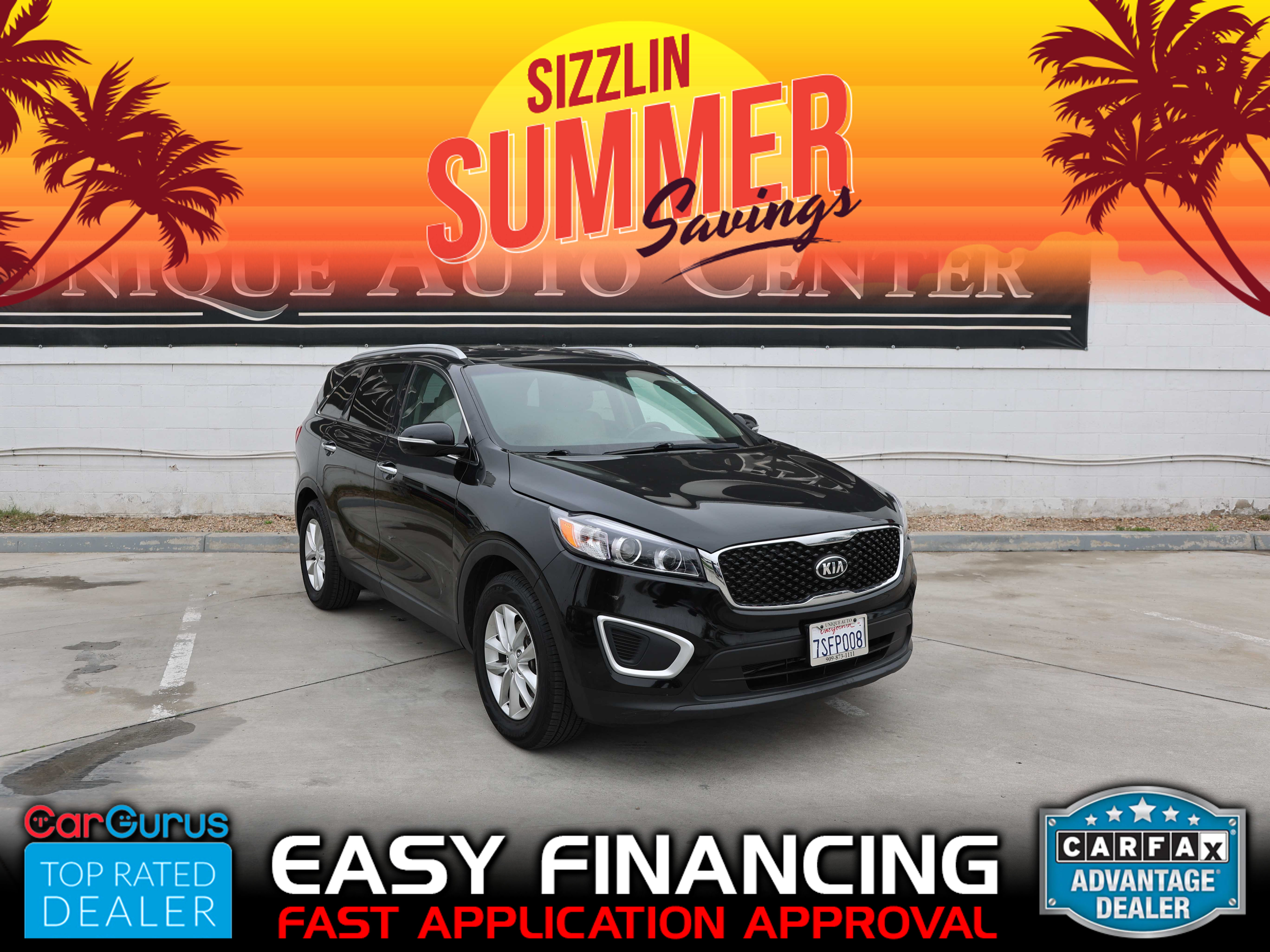 BLACK, 2016 KIA SORENTO Image 