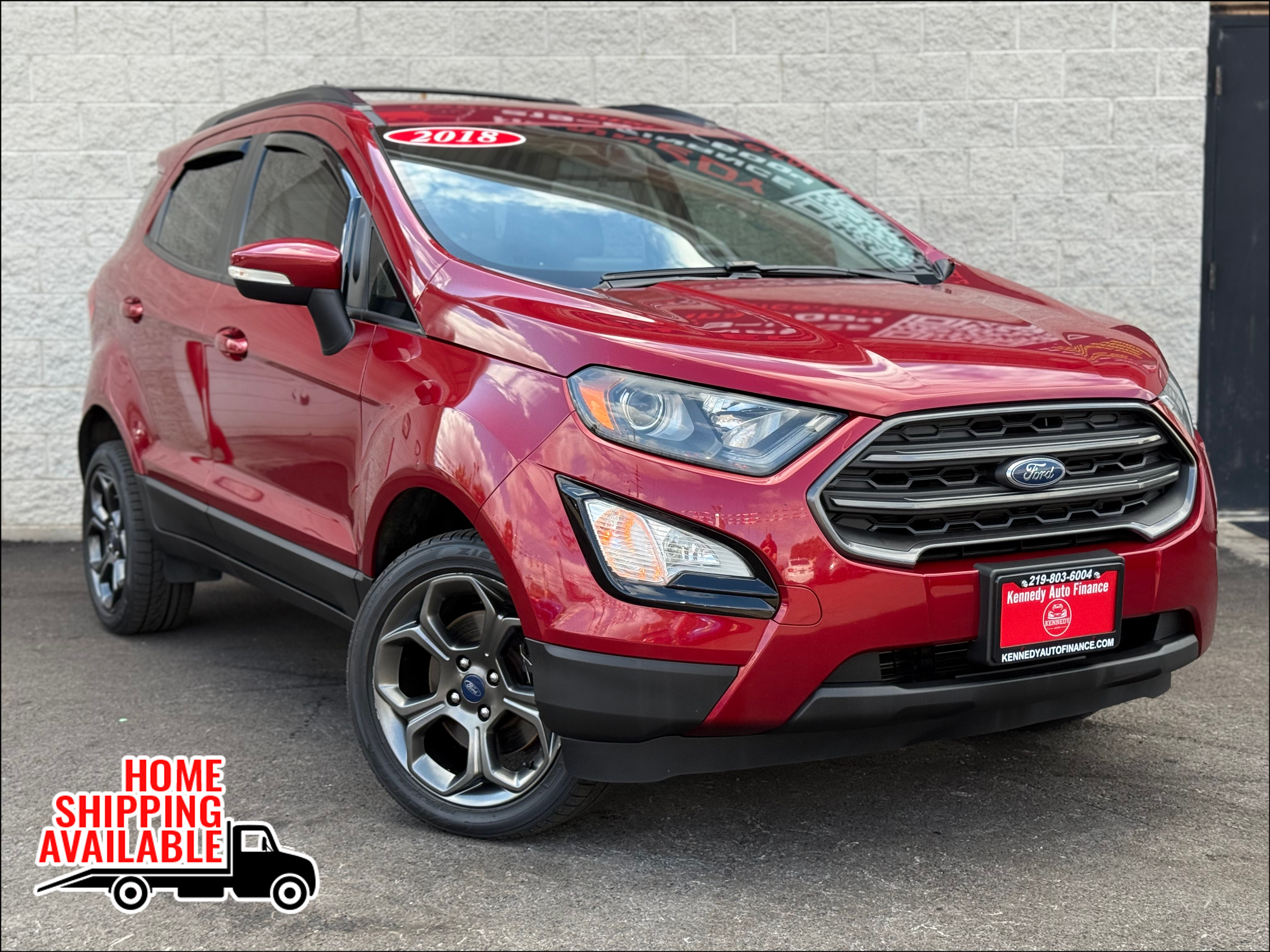 RED, 2018 FORD ECOSPORT Image 