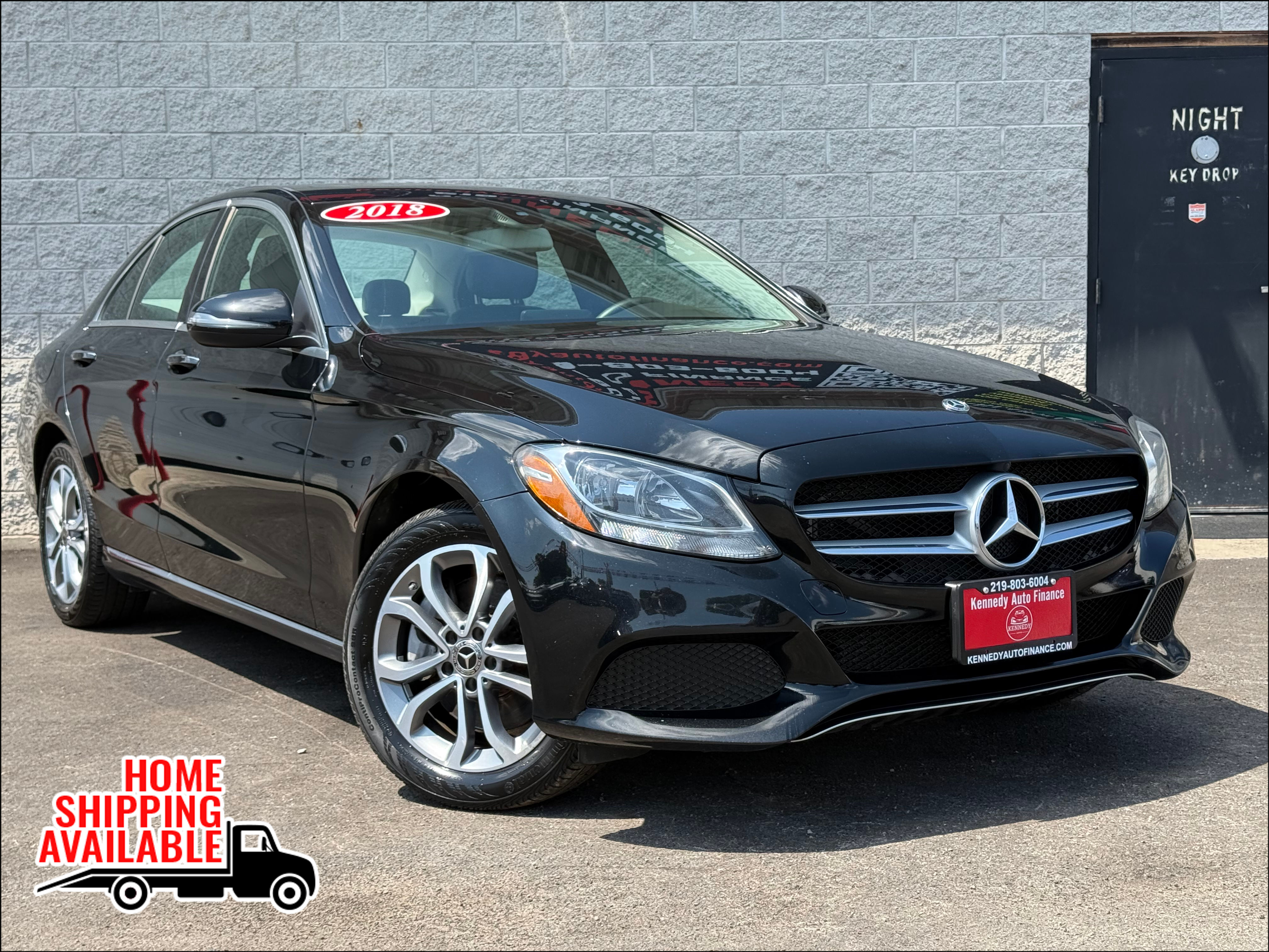 BLACK, 2018 MERCEDES-BENZ C-CLASS Image 