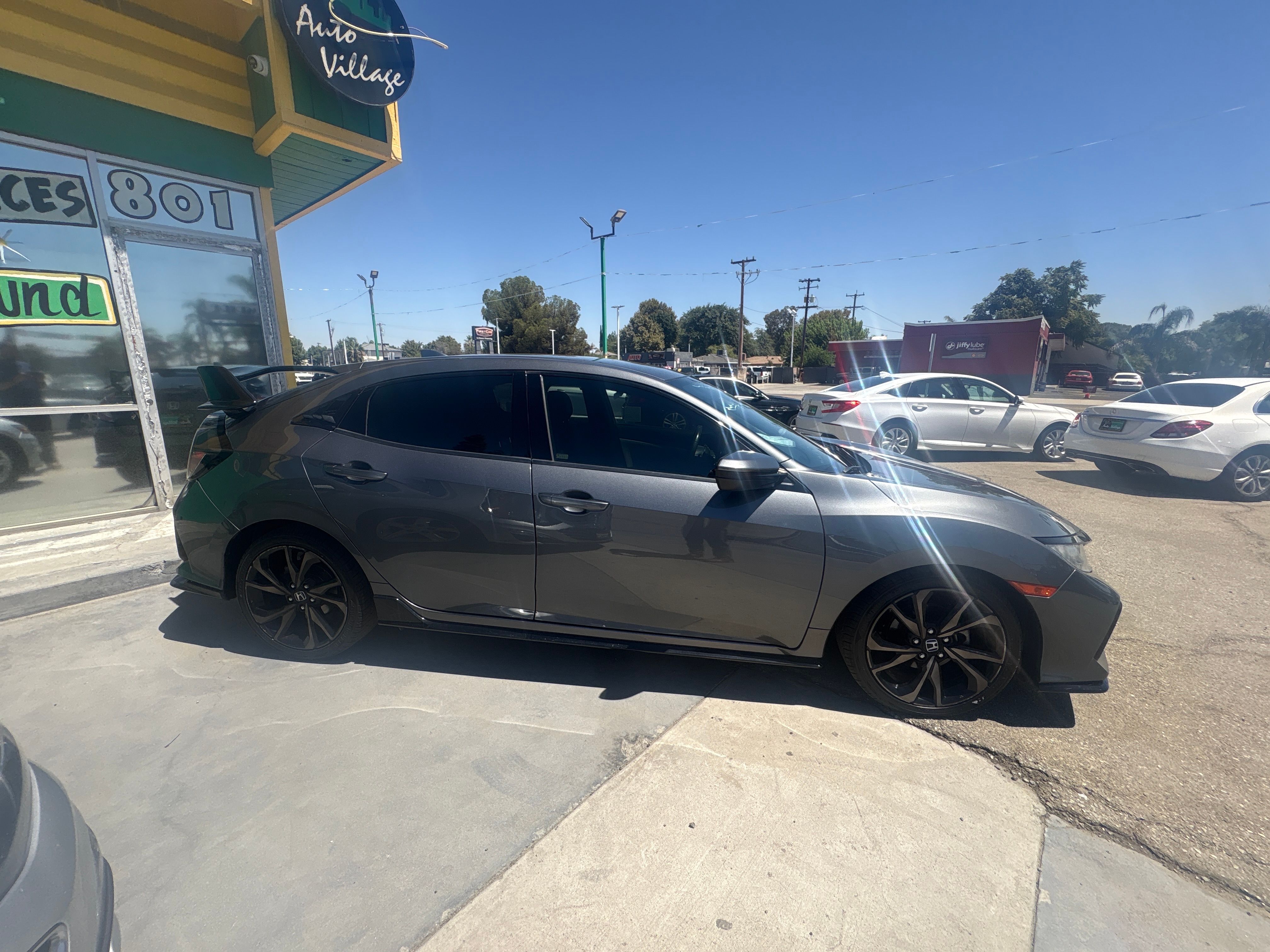 GRAY, 2018 HONDA CIVIC Thumnail Image 4