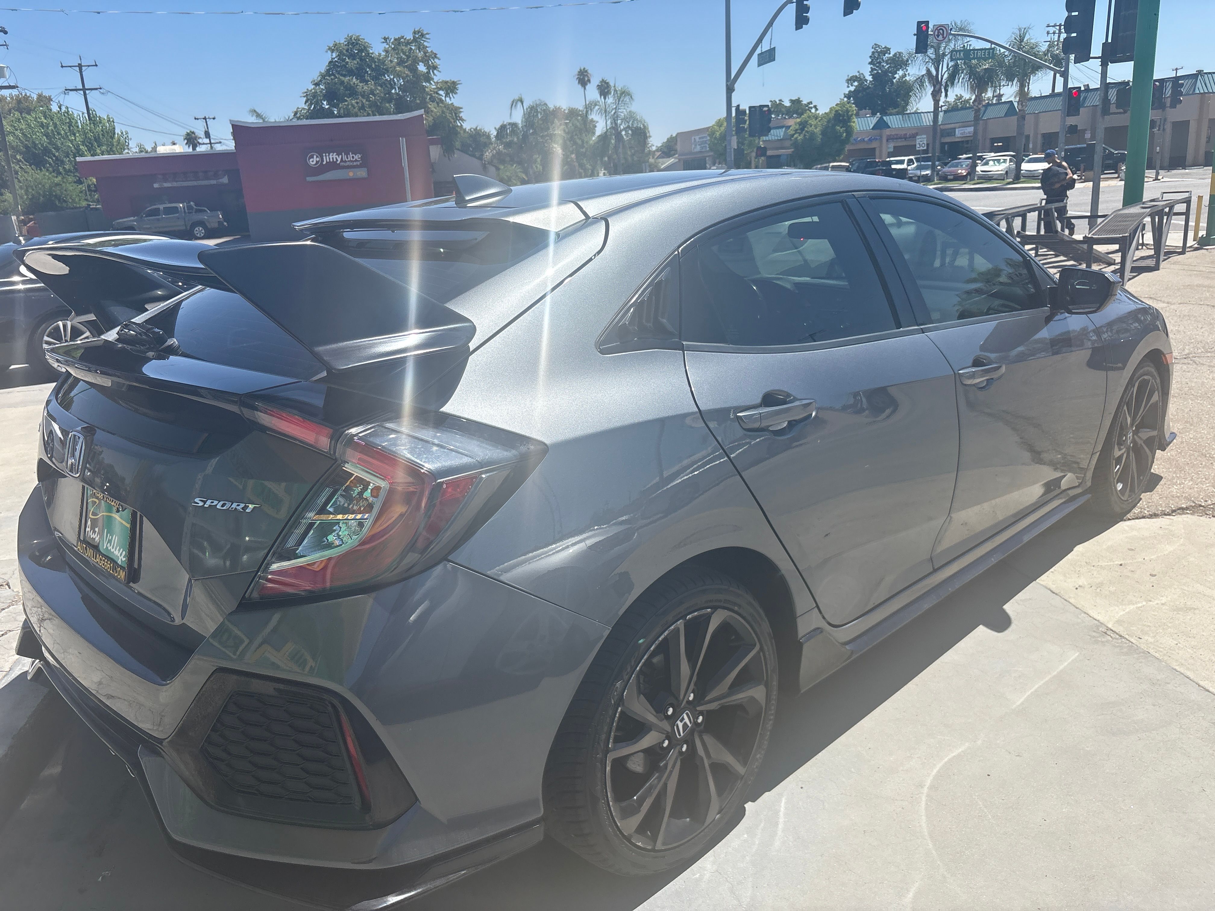 GRAY, 2018 HONDA CIVIC Thumnail Image 5