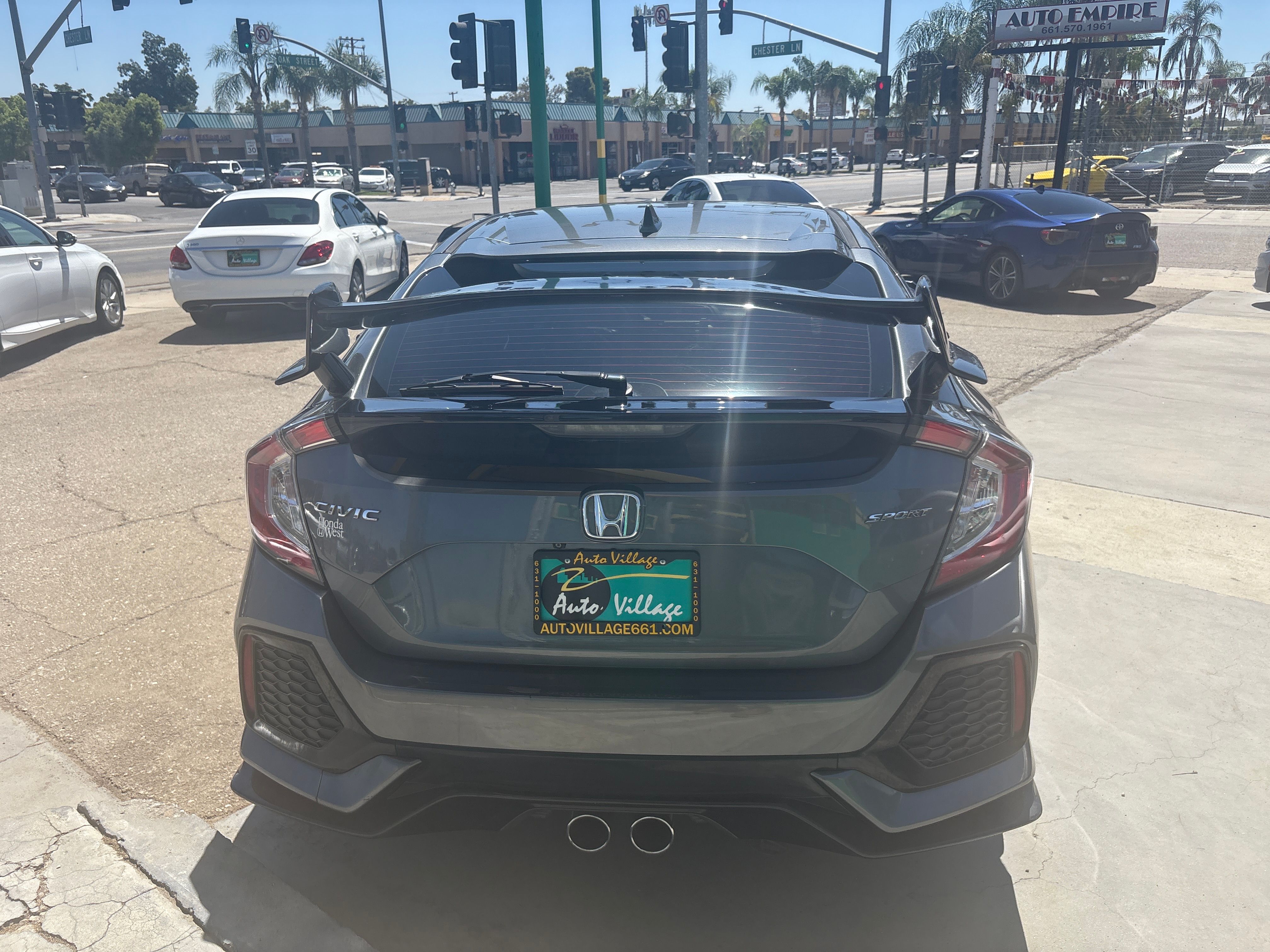 GRAY, 2018 HONDA CIVIC Thumnail Image 6