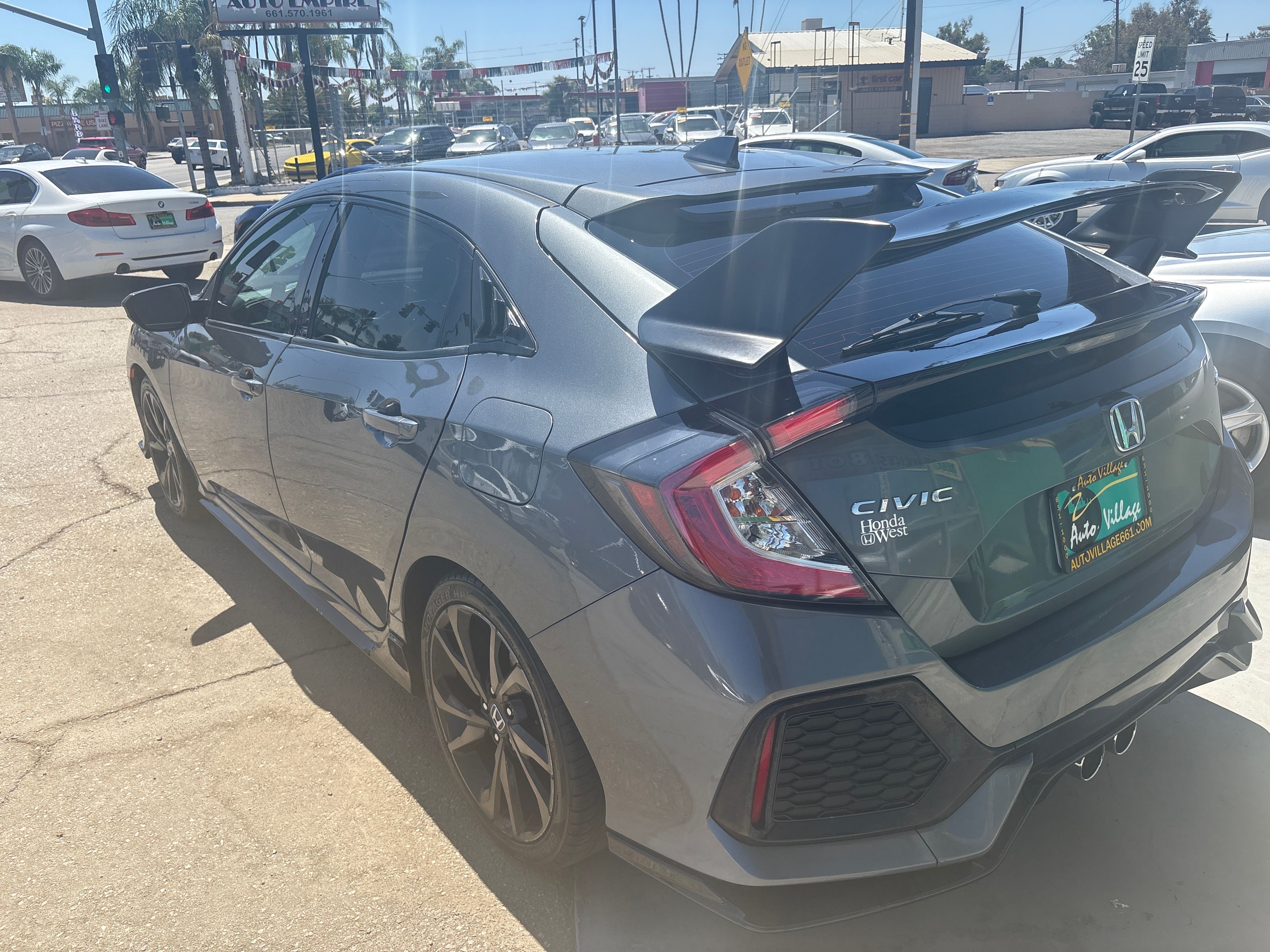 GRAY, 2018 HONDA CIVIC Thumnail Image 7