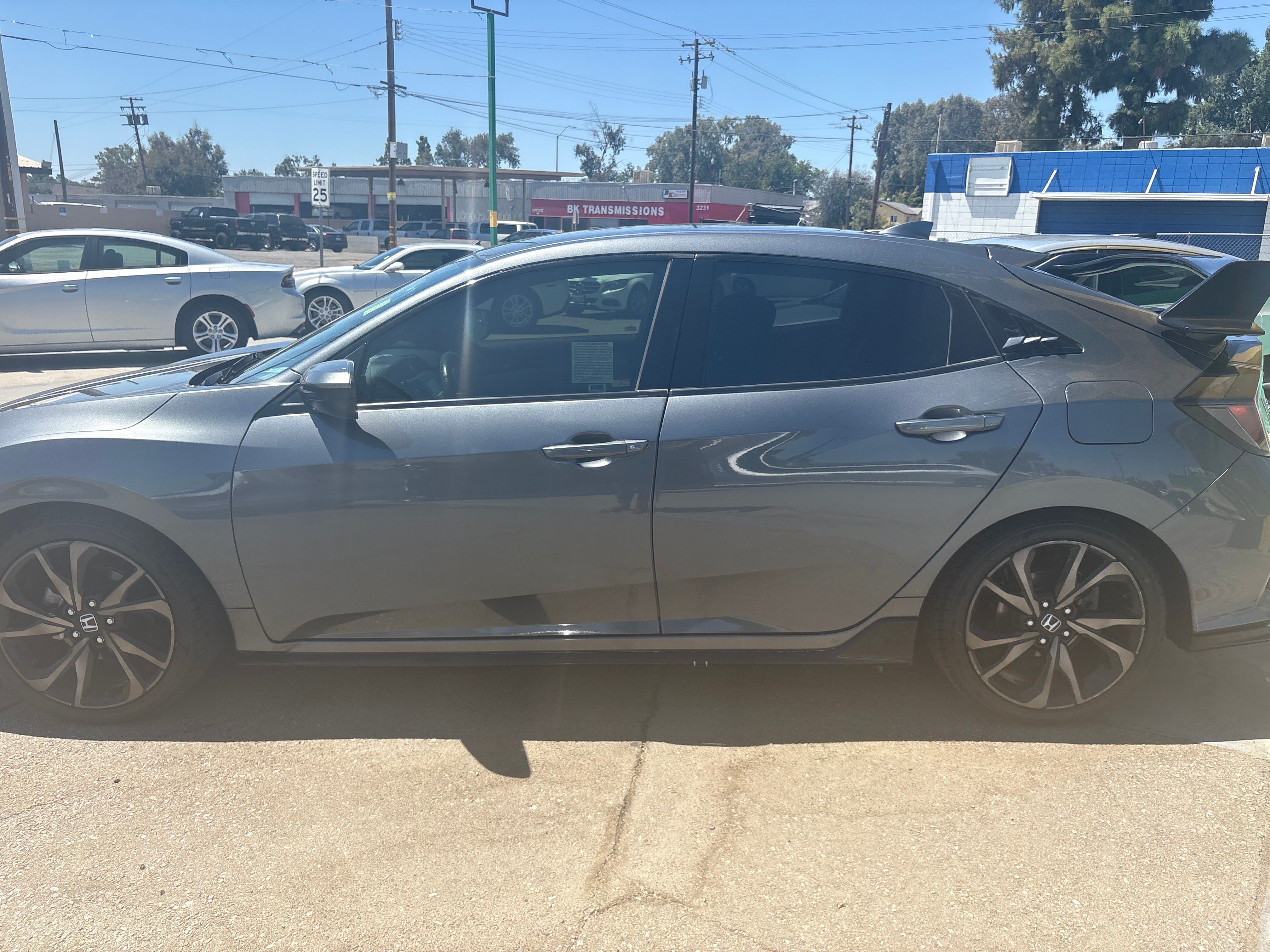 GRAY, 2018 HONDA CIVIC Thumnail Image 8