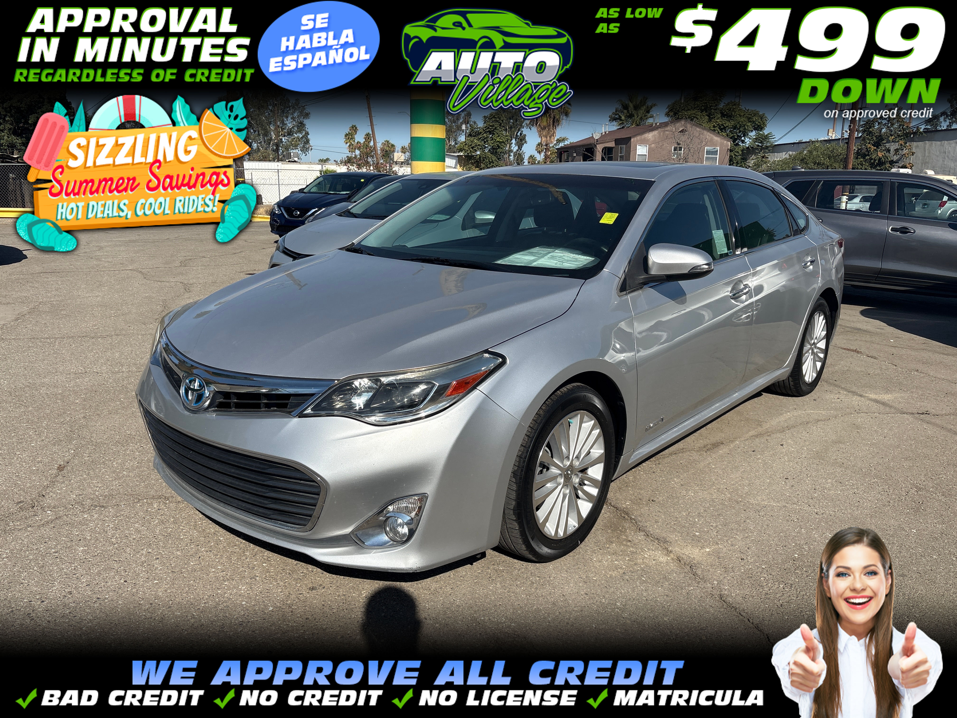 SILVER, 2013 TOYOTA AVALON Image 