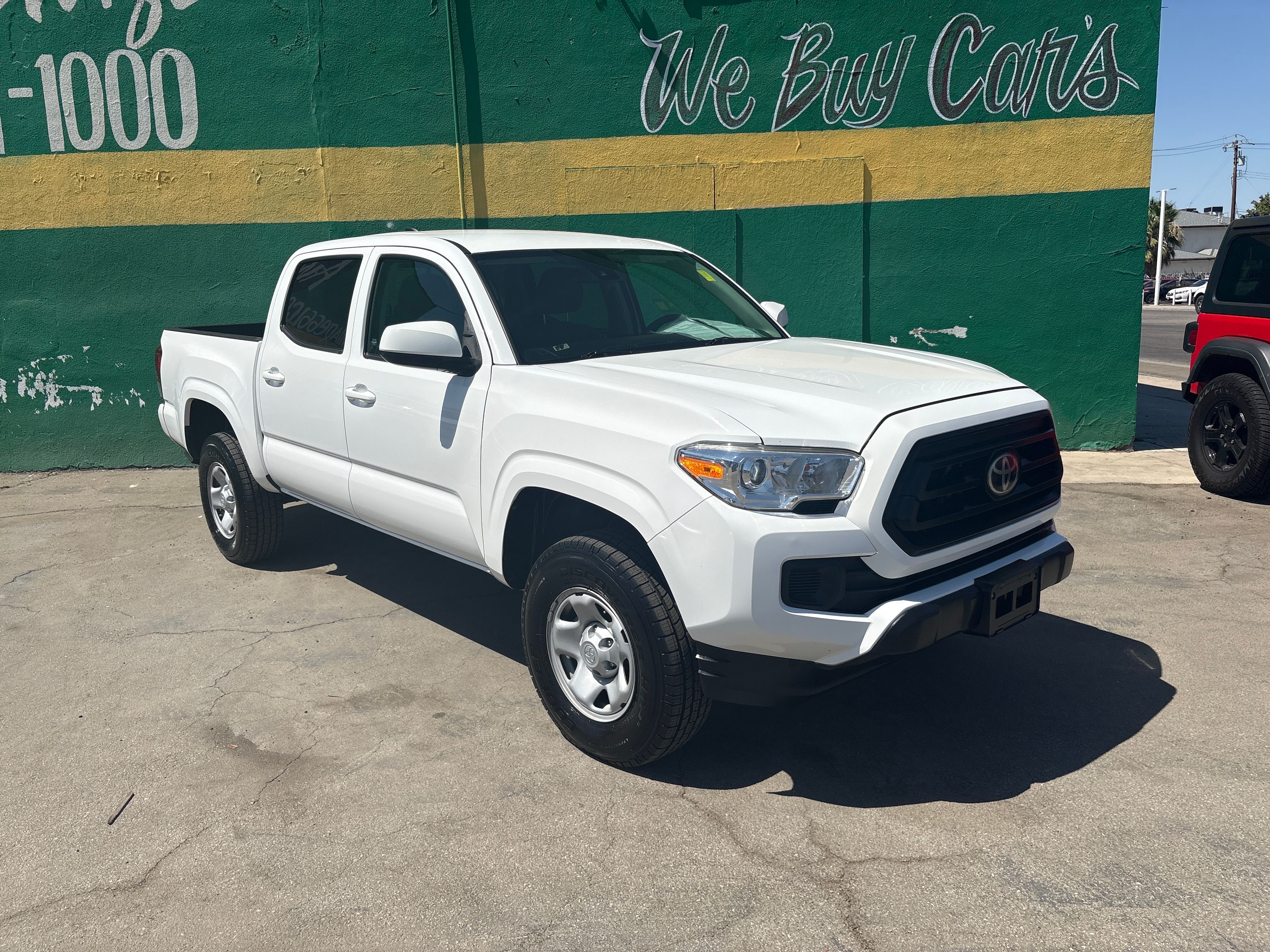 WHITE, 2020 TOYOTA TACOMA DOUBLE CAB Thumnail Image 3