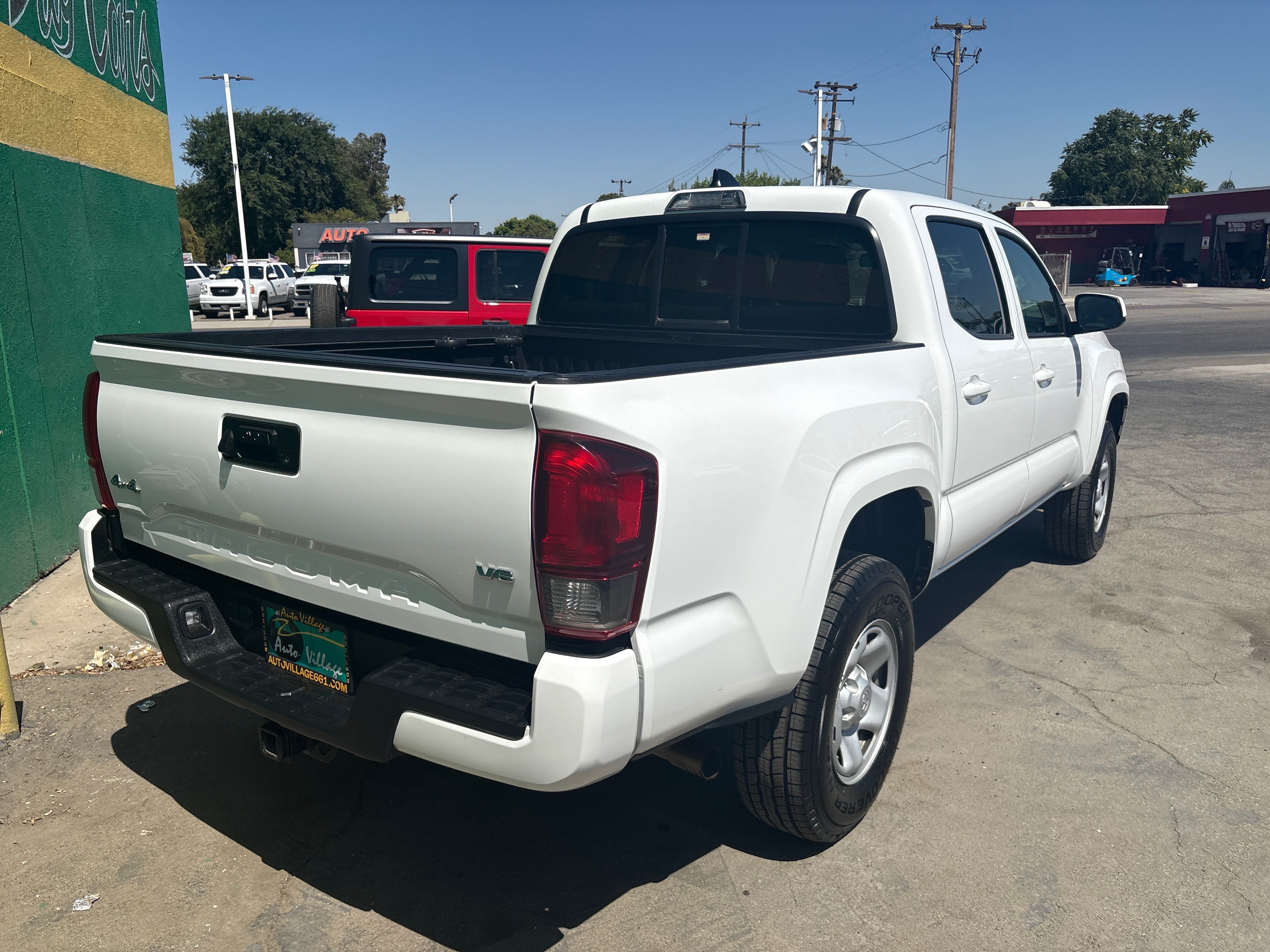 WHITE, 2020 TOYOTA TACOMA DOUBLE CAB Image 5