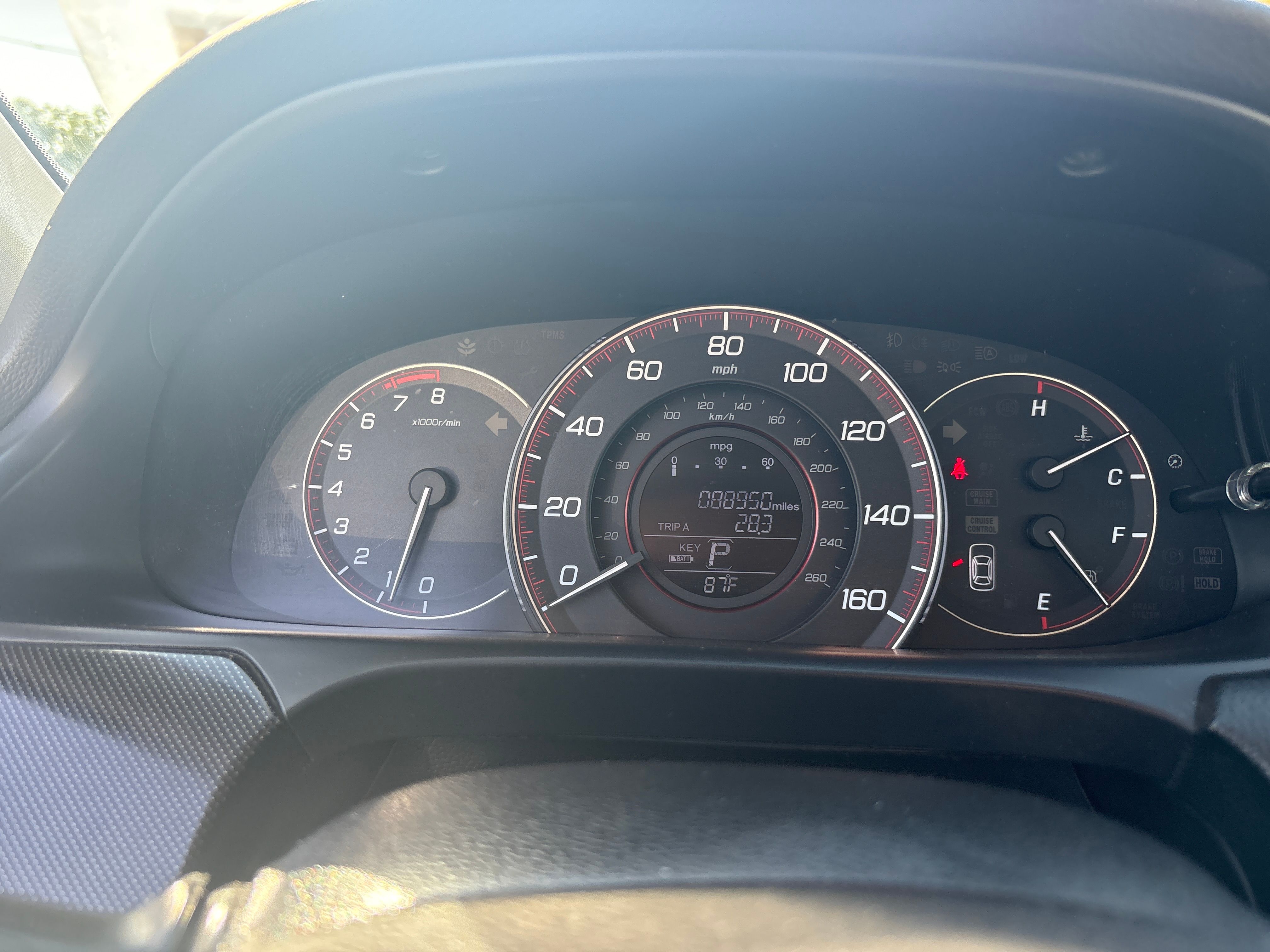 WHITE, 2013 HONDA ACCORD Image 11